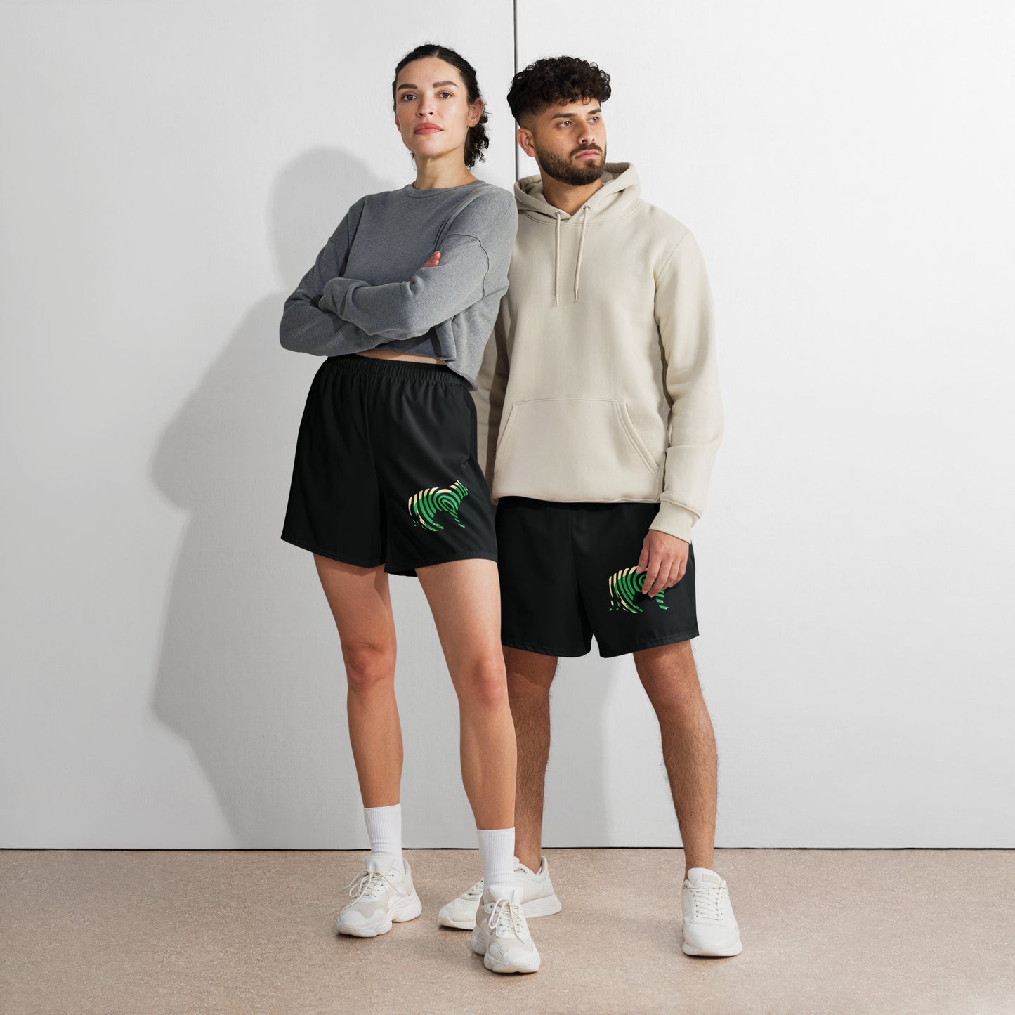 MAKE YOUR MARK All-Over Print Unisex Athletic Long Shorts