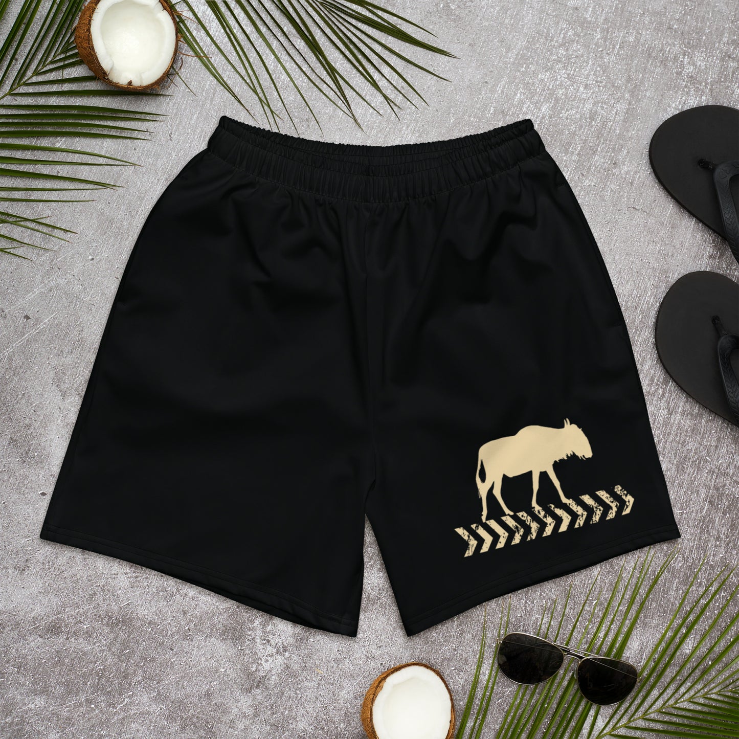 KEEP ON All-Over Print Unisex Athletic Long Shorts