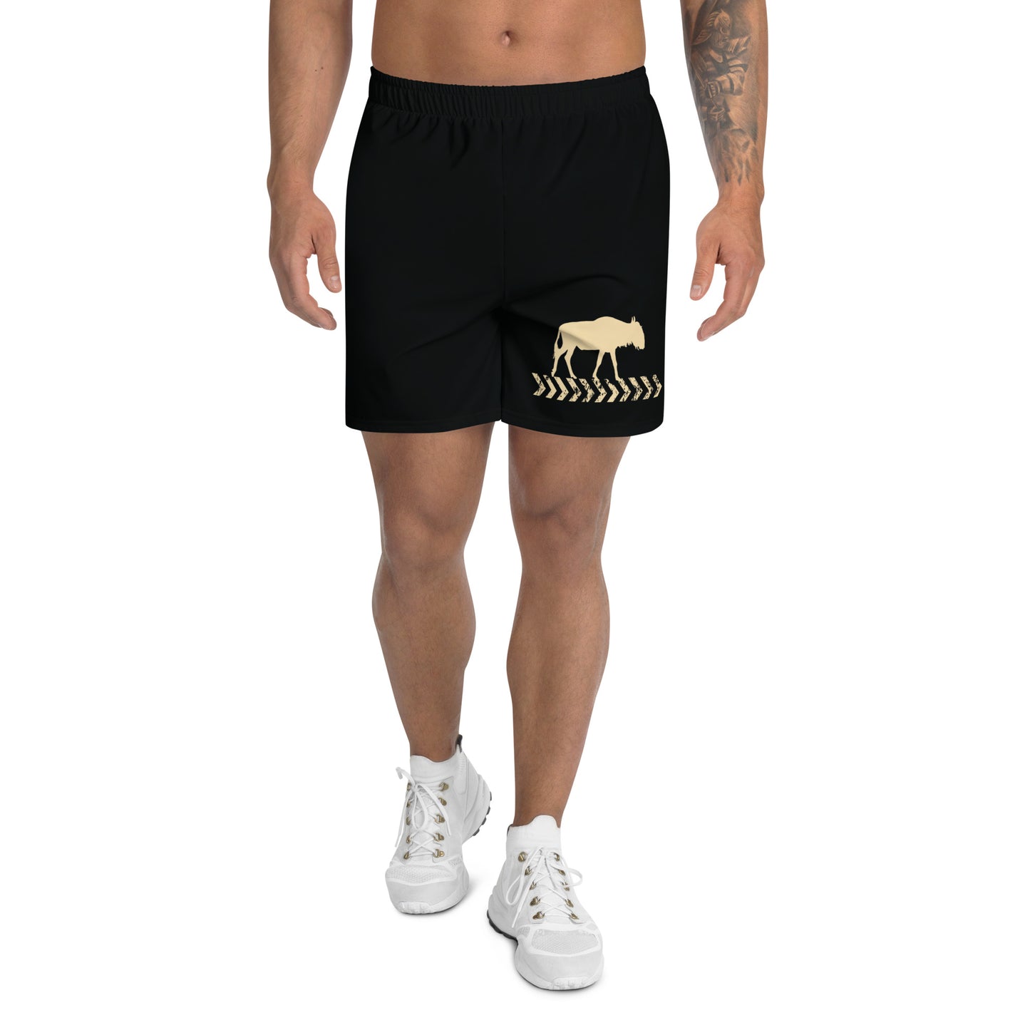 KEEP ON All-Over Print Unisex Athletic Long Shorts