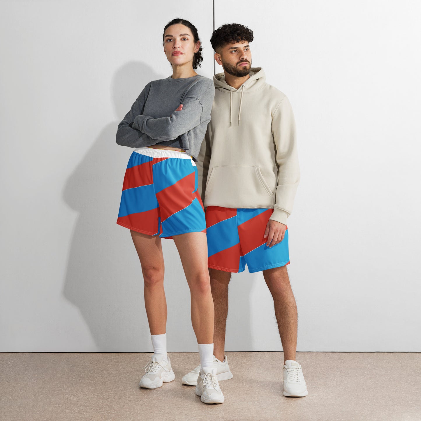 DESIGNER All-Over Print Unisex Athletic Long Shorts