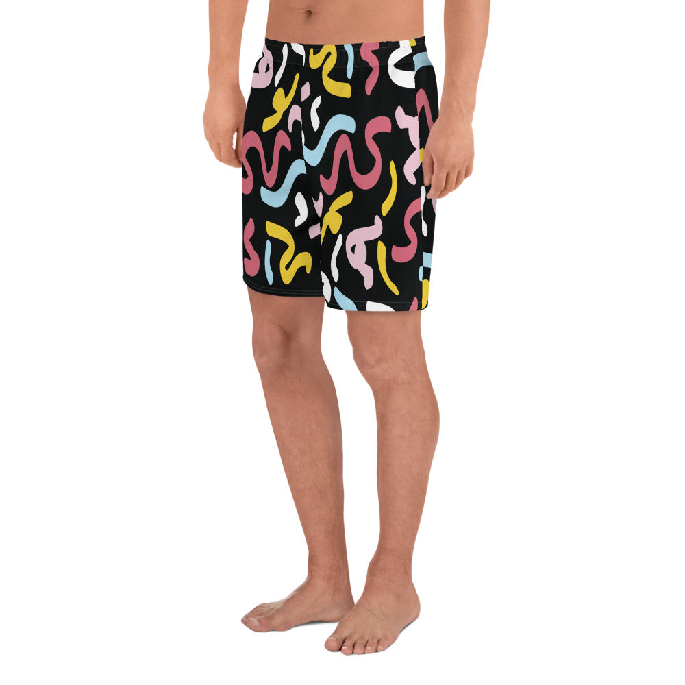 QUANTUM All-Over Print Unisex Athletic Long Shorts - SOULSKY