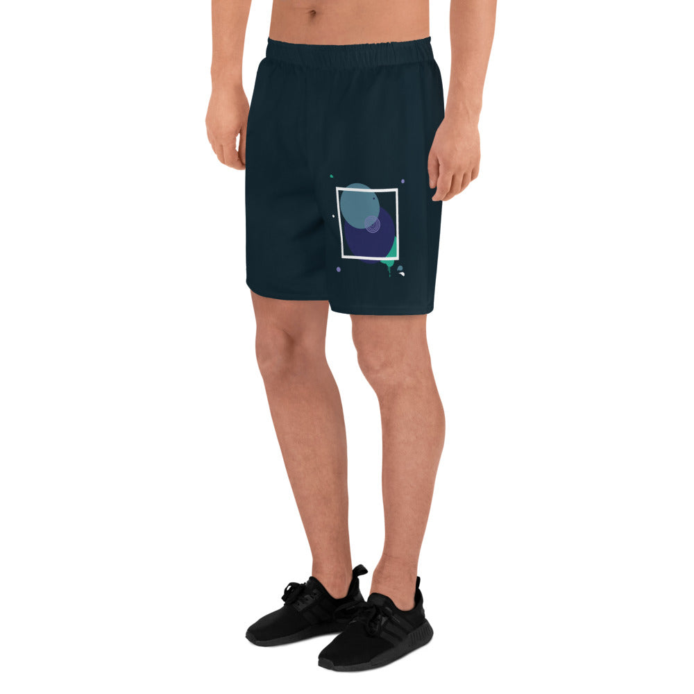 ARTIST All-Over Print Unisex Athletic Long Shorts (Midnight)