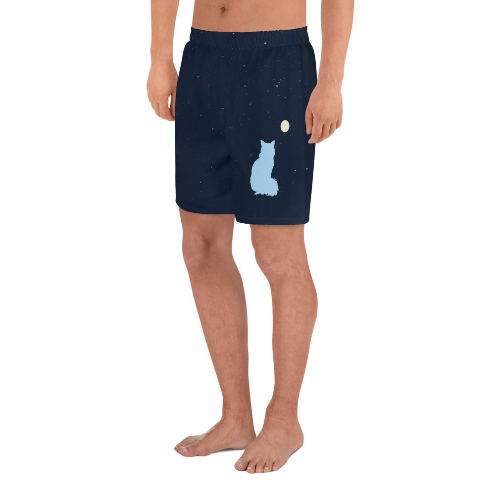 STAR GAZING All-Over Print Unisex Athletic Long Shorts - SOULSKY