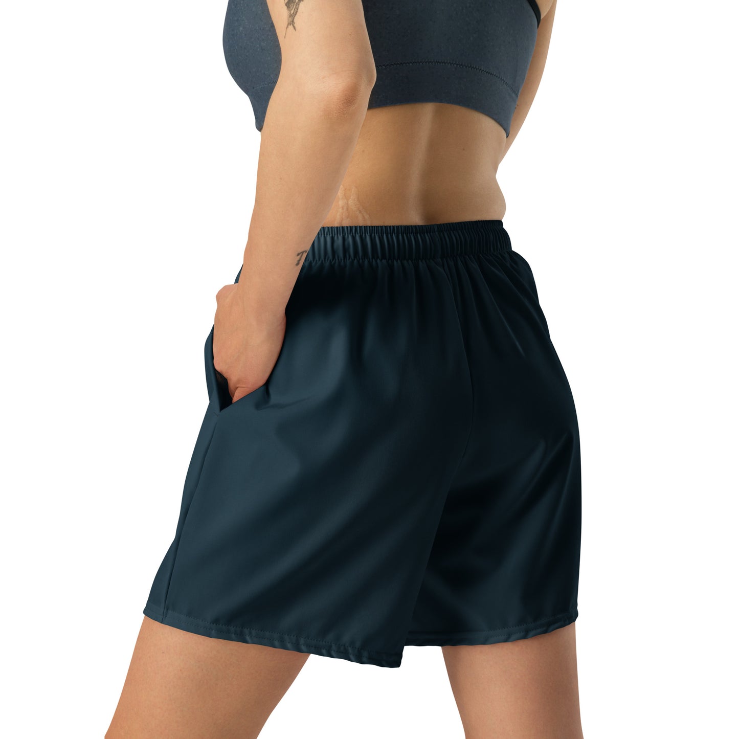 ARTIST All-Over Print Unisex Athletic Long Shorts (Midnight)