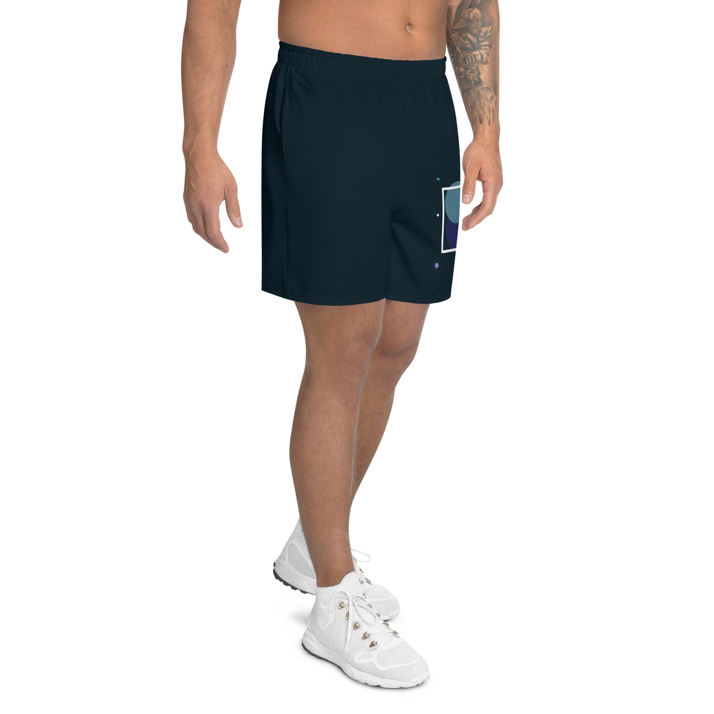 ARTIST All-Over Print Unisex Athletic Long Shorts (Midnight)