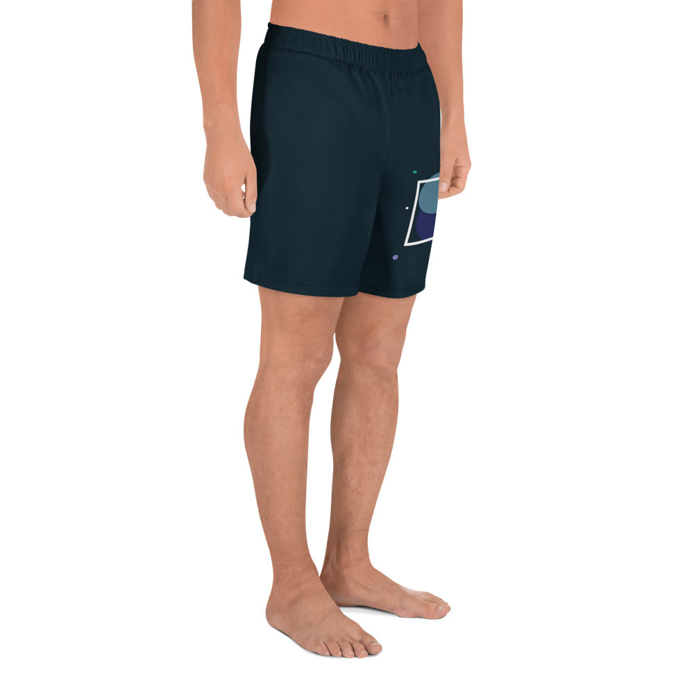 ARTIST All-Over Print Unisex Athletic Long Shorts (Midnight)