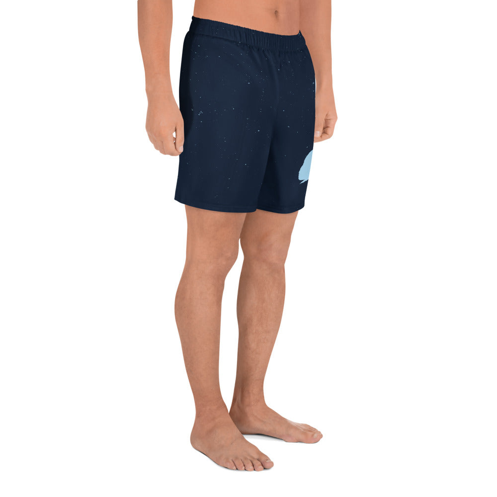 STAR GAZING All-Over Print Unisex Athletic Long Shorts - SOULSKY