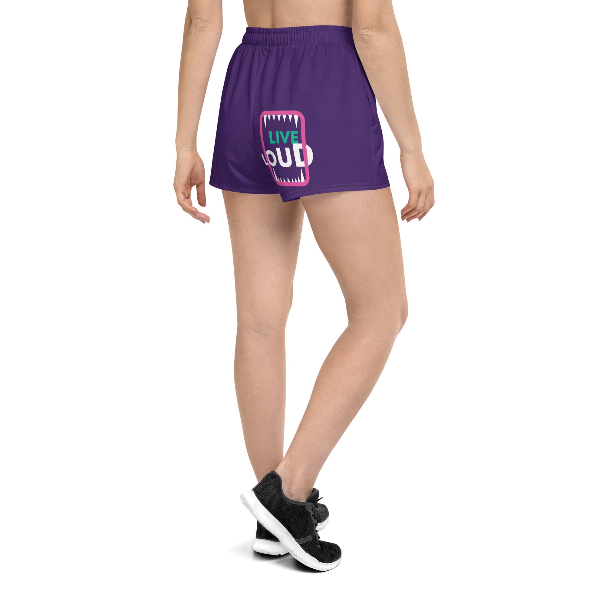 LIVE LOUD All-Over Print Unisex Athletic Shorts - SOULSKY
