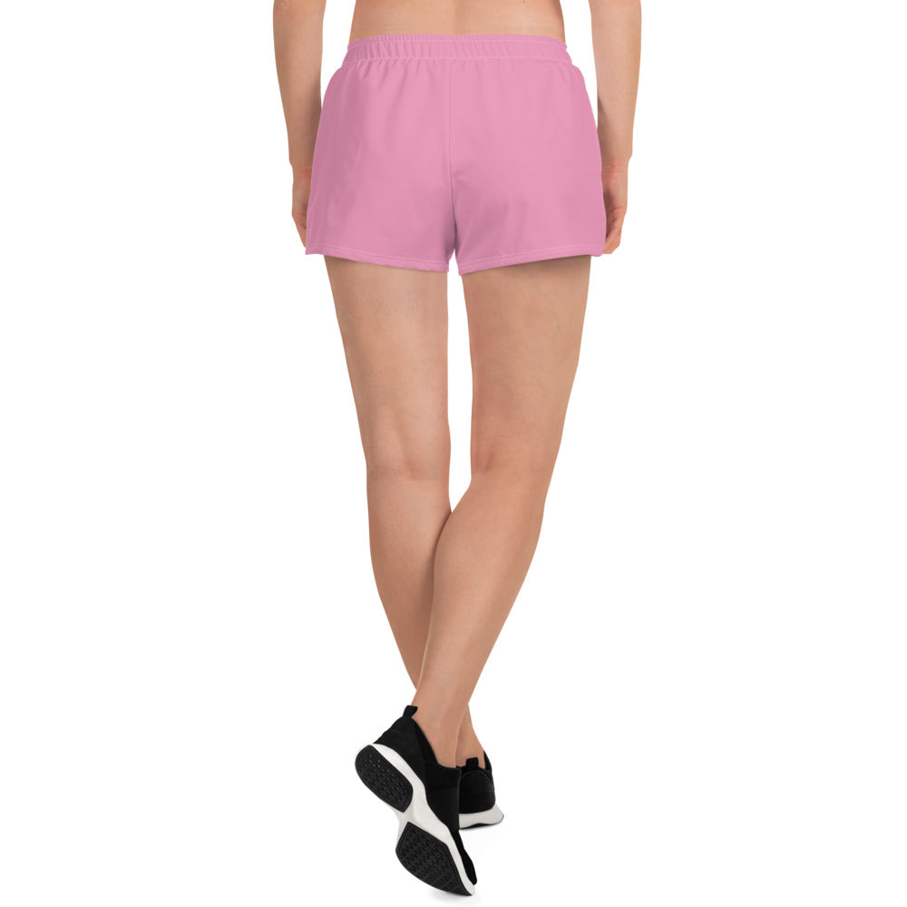 TIMELESS All-Over Print Unisex Athletic Shorts (Pink) - SOULSKY