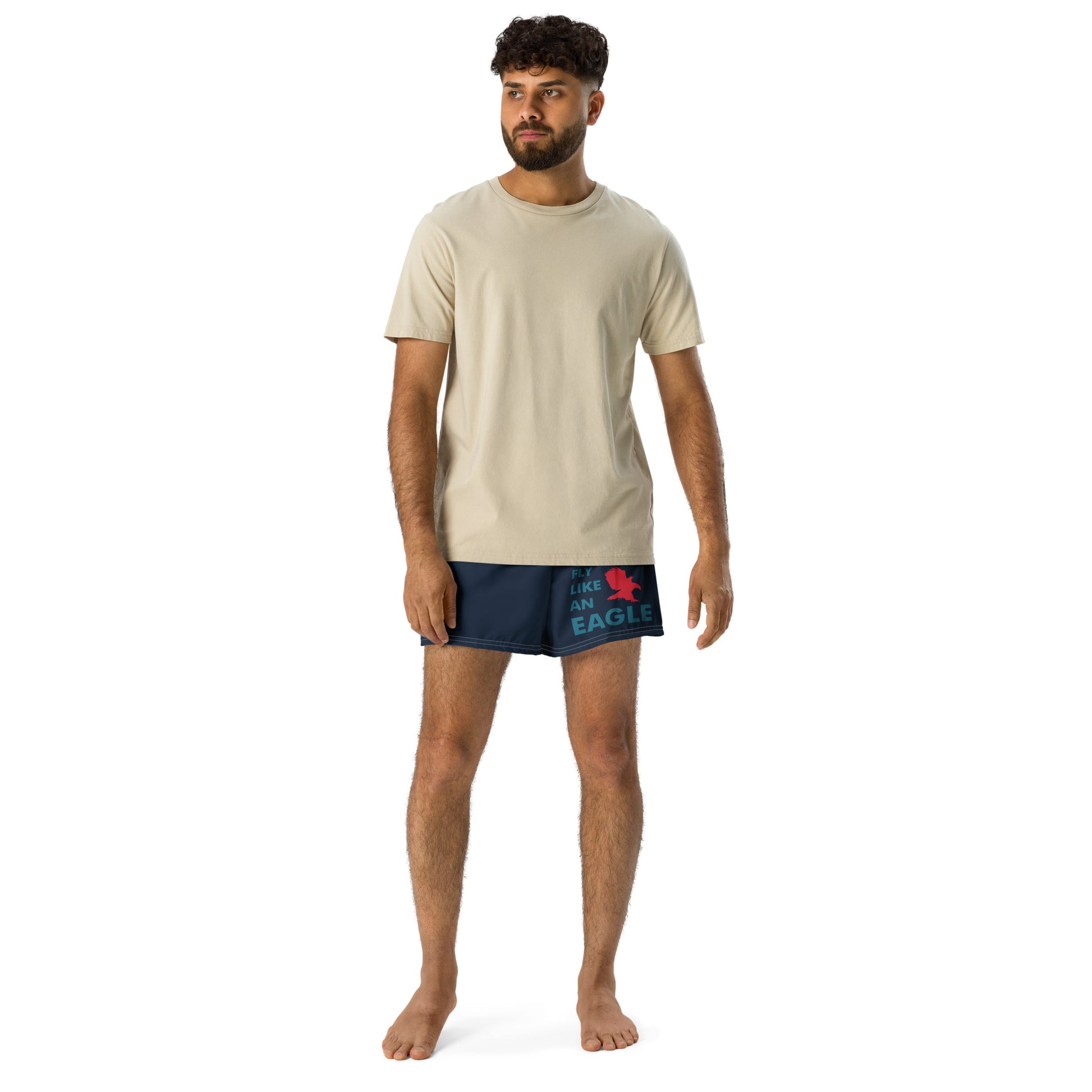 FLY LIKE AN EAGLE All-Over Print Unisex Athletic Shorts - SOULSKY