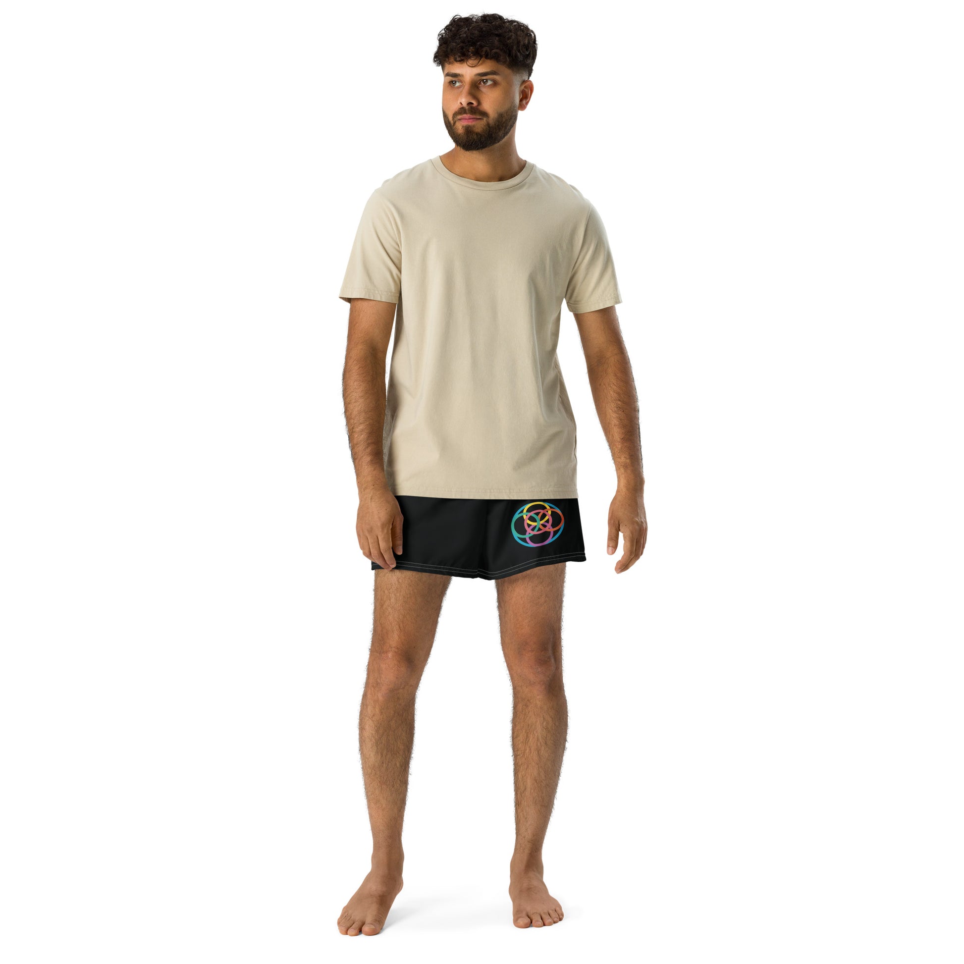 CONNECTED All-Over Print Unisex Athletic Shorts - SOULSKY