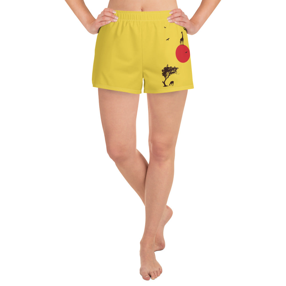 DREAM BIG All-Over Print Unisex Athletic Shorts - SOULSKY