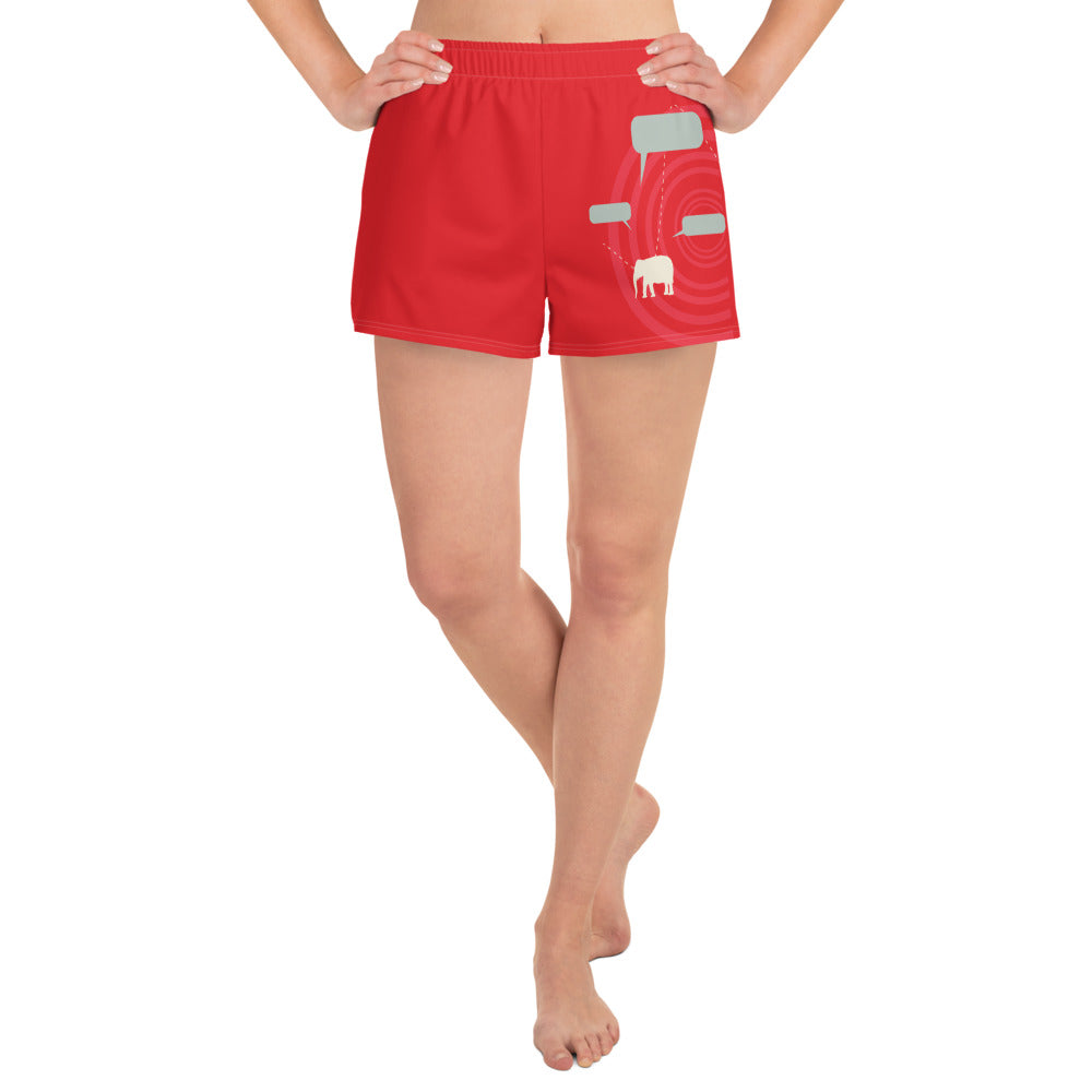 EXPRESS YOURSELF All-Over Print Unisex Athletic Shorts - SOULSKY