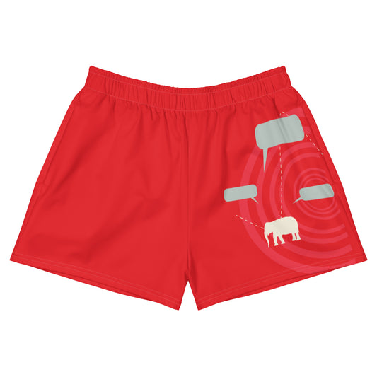 EXPRESS YOURSELF All-Over Print Unisex Athletic Shorts - SOULSKY