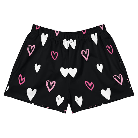 BE MY VALENTINE All-Over Print Unisex Athletic Shorts - SOULSKY