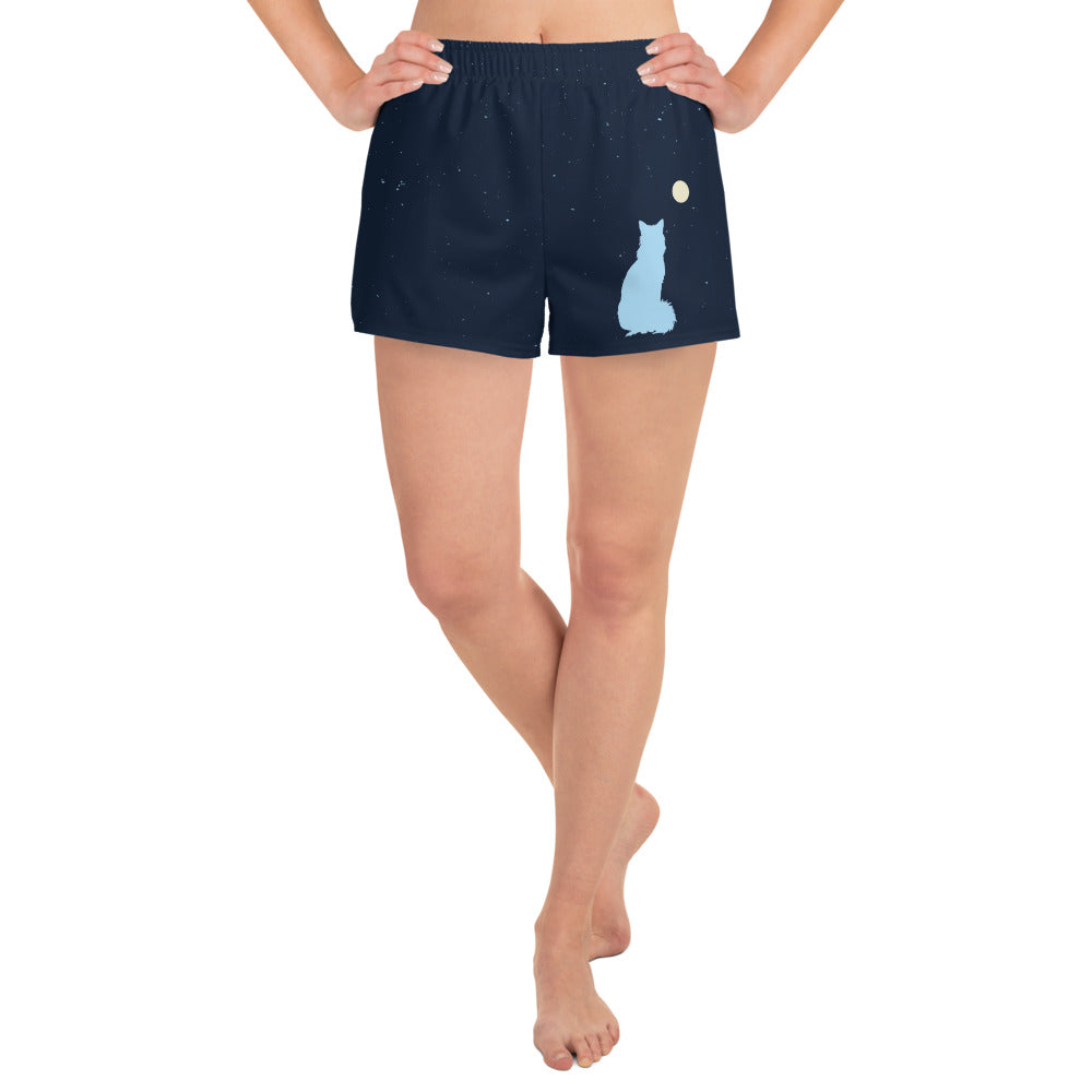 STAR GAZING All-Over Print Unisex Athletic Shorts - SOULSKY