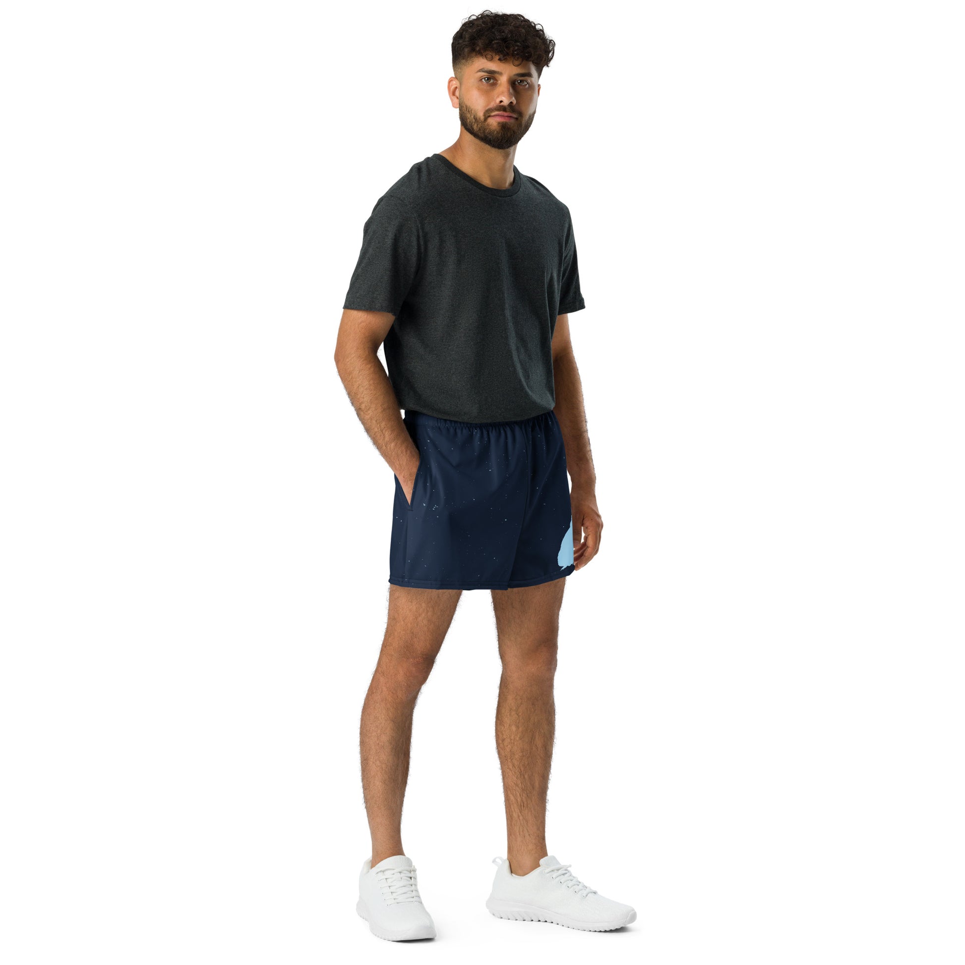 STAR GAZING All-Over Print Unisex Athletic Shorts - SOULSKY