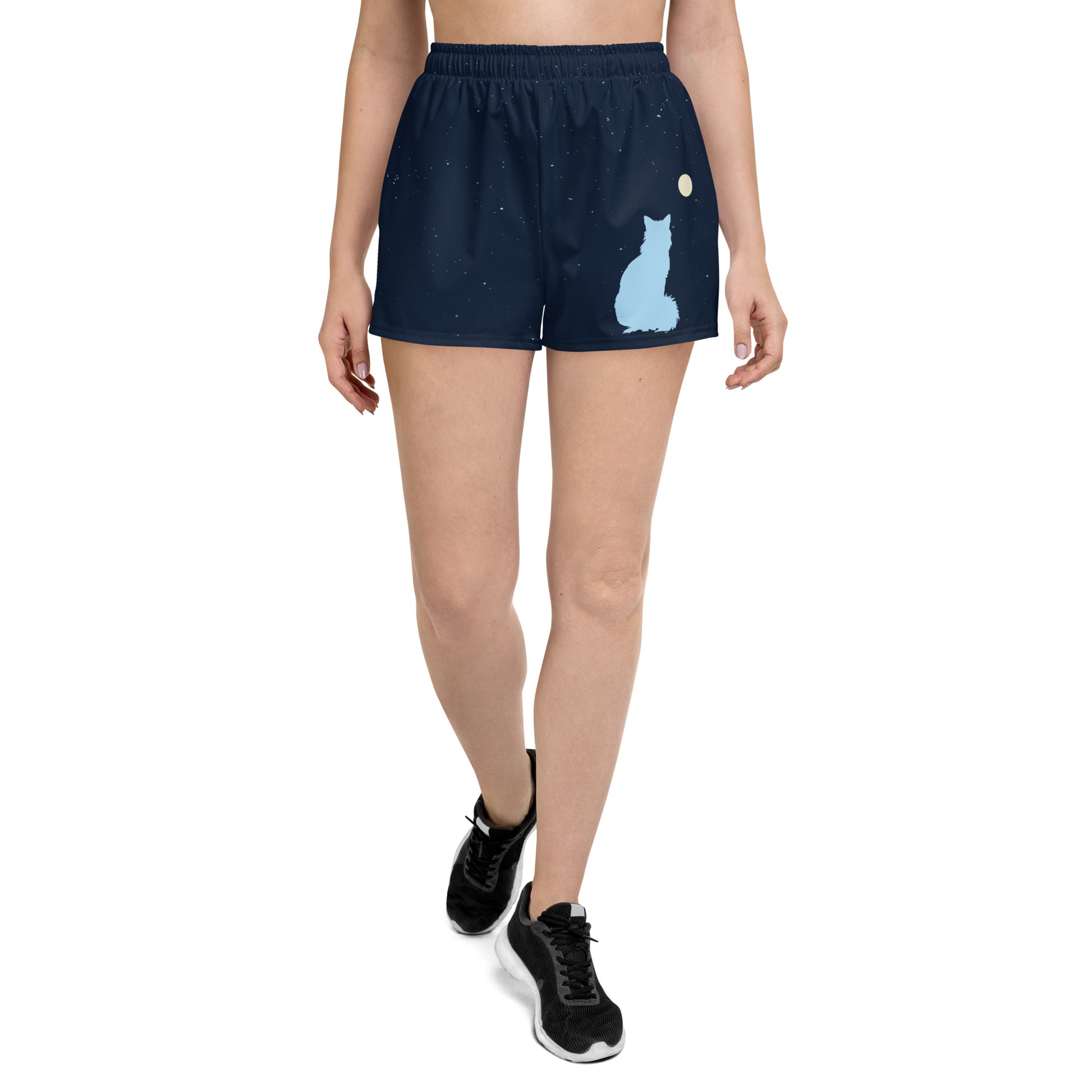 STAR GAZING All-Over Print Unisex Athletic Shorts - SOULSKY