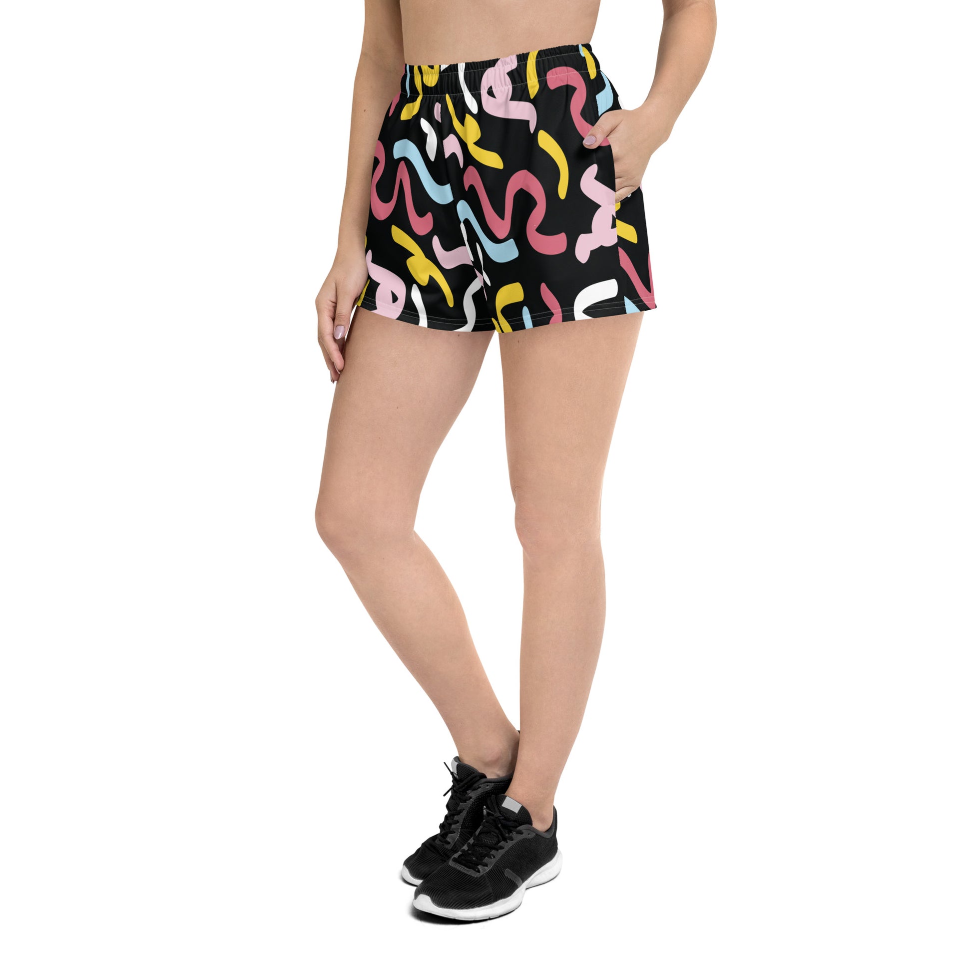 QUANTUM All-Over Print Unisex Athletic Shorts - SOULSKY