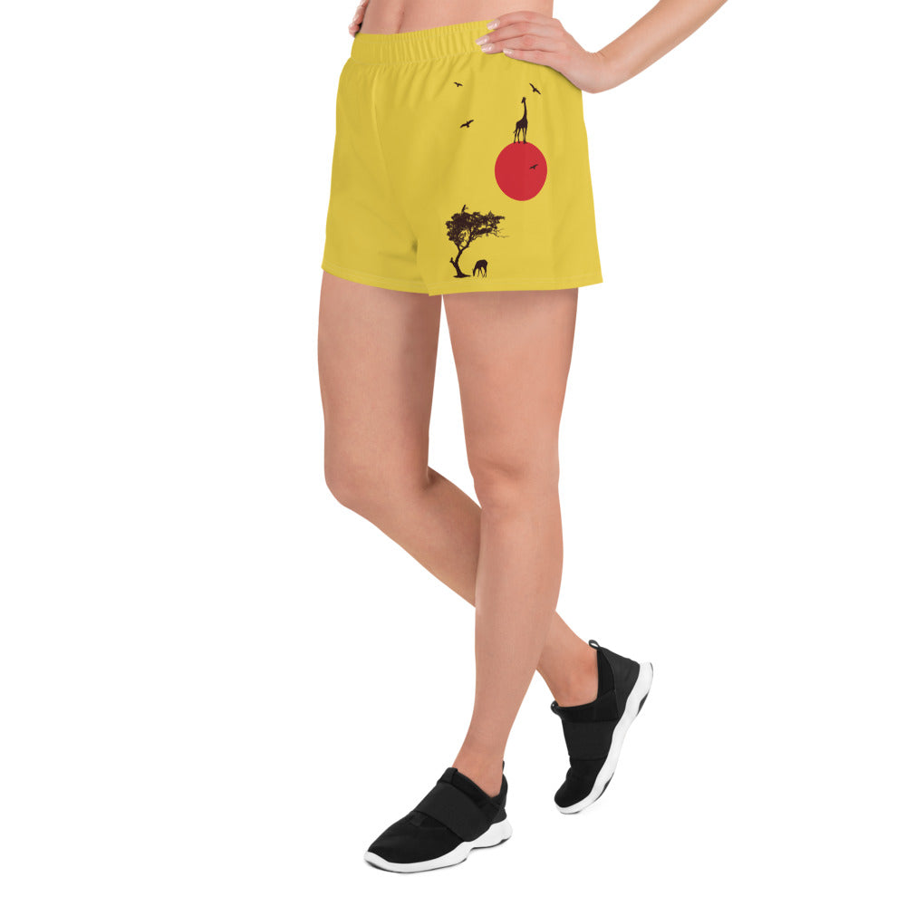 DREAM BIG All-Over Print Unisex Athletic Shorts - SOULSKY