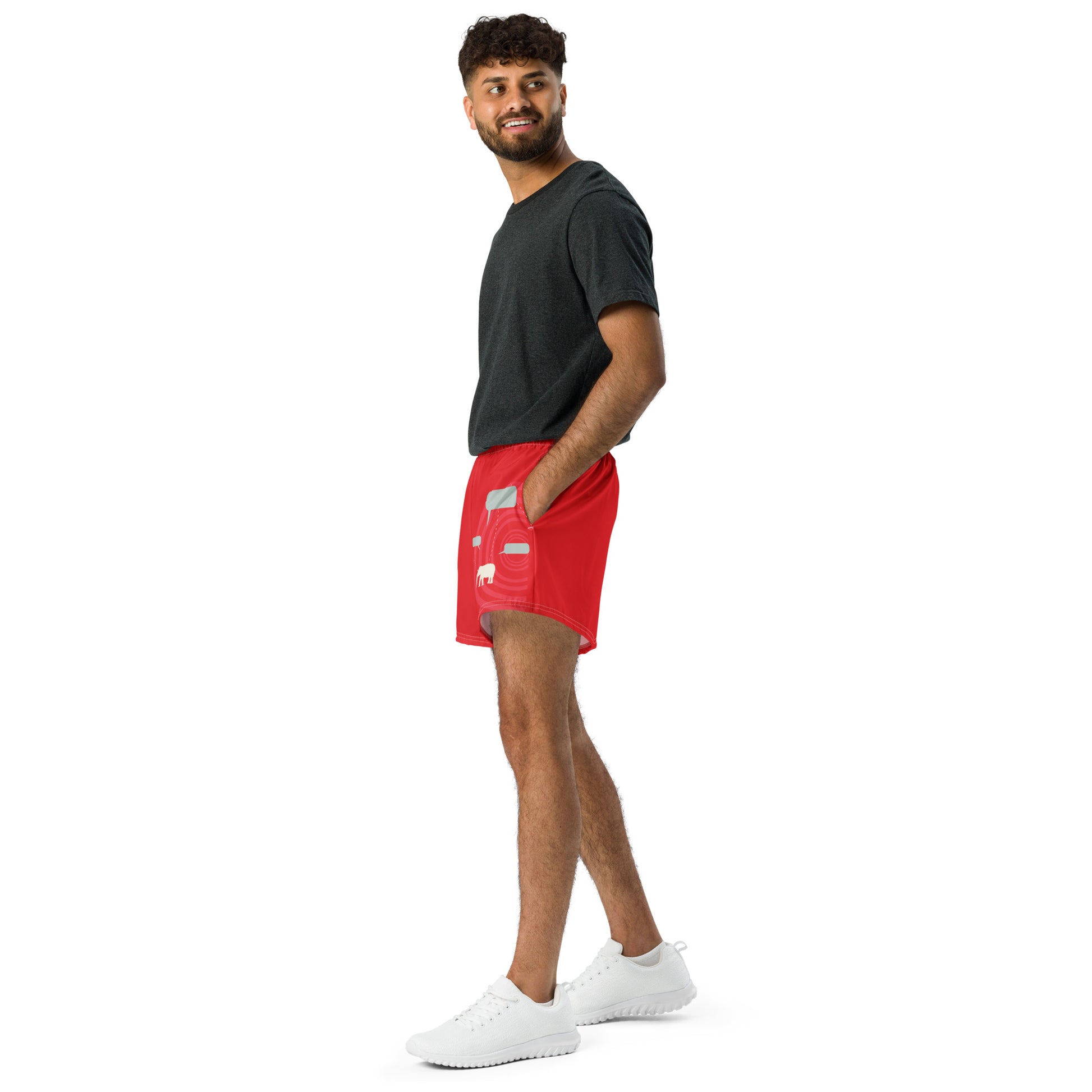 EXPRESS YOURSELF All-Over Print Unisex Athletic Shorts - SOULSKY