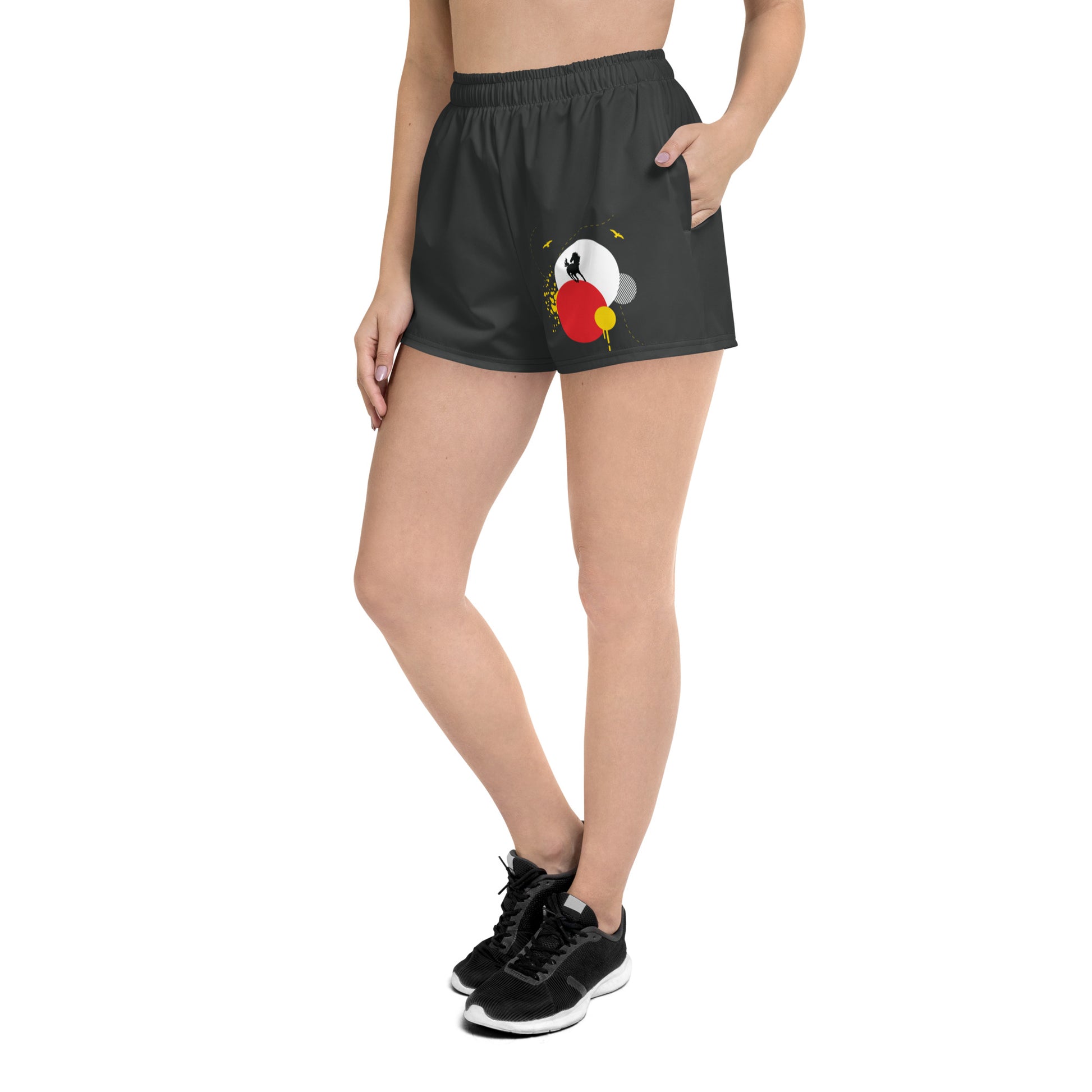 HAVE FUN All-Over Print Unisex Athletic Shorts - SOULSKY