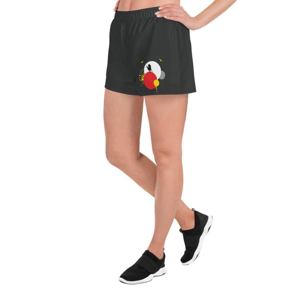 HAVE FUN All-Over Print Unisex Athletic Shorts - SOULSKY