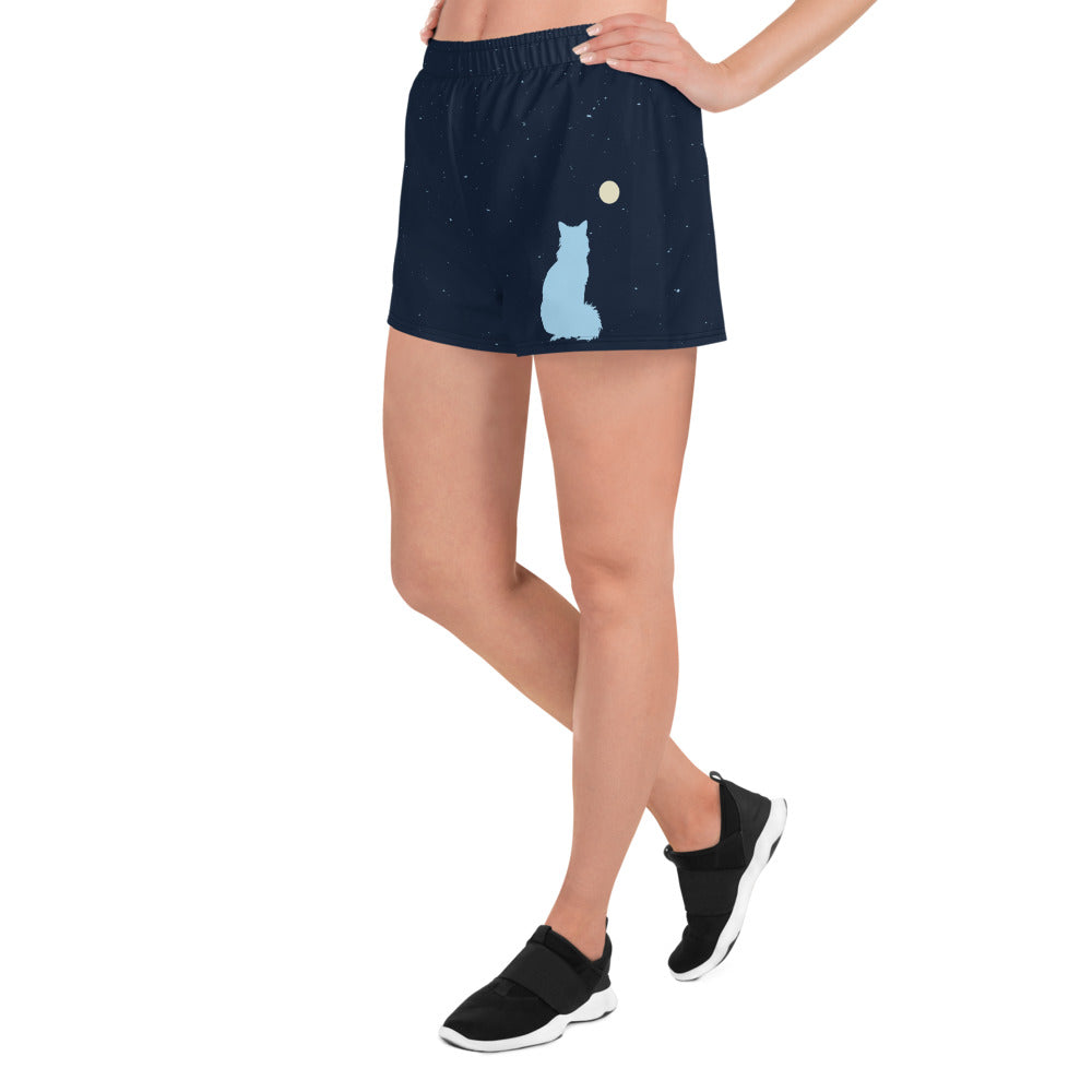 STAR GAZING All-Over Print Unisex Athletic Shorts - SOULSKY