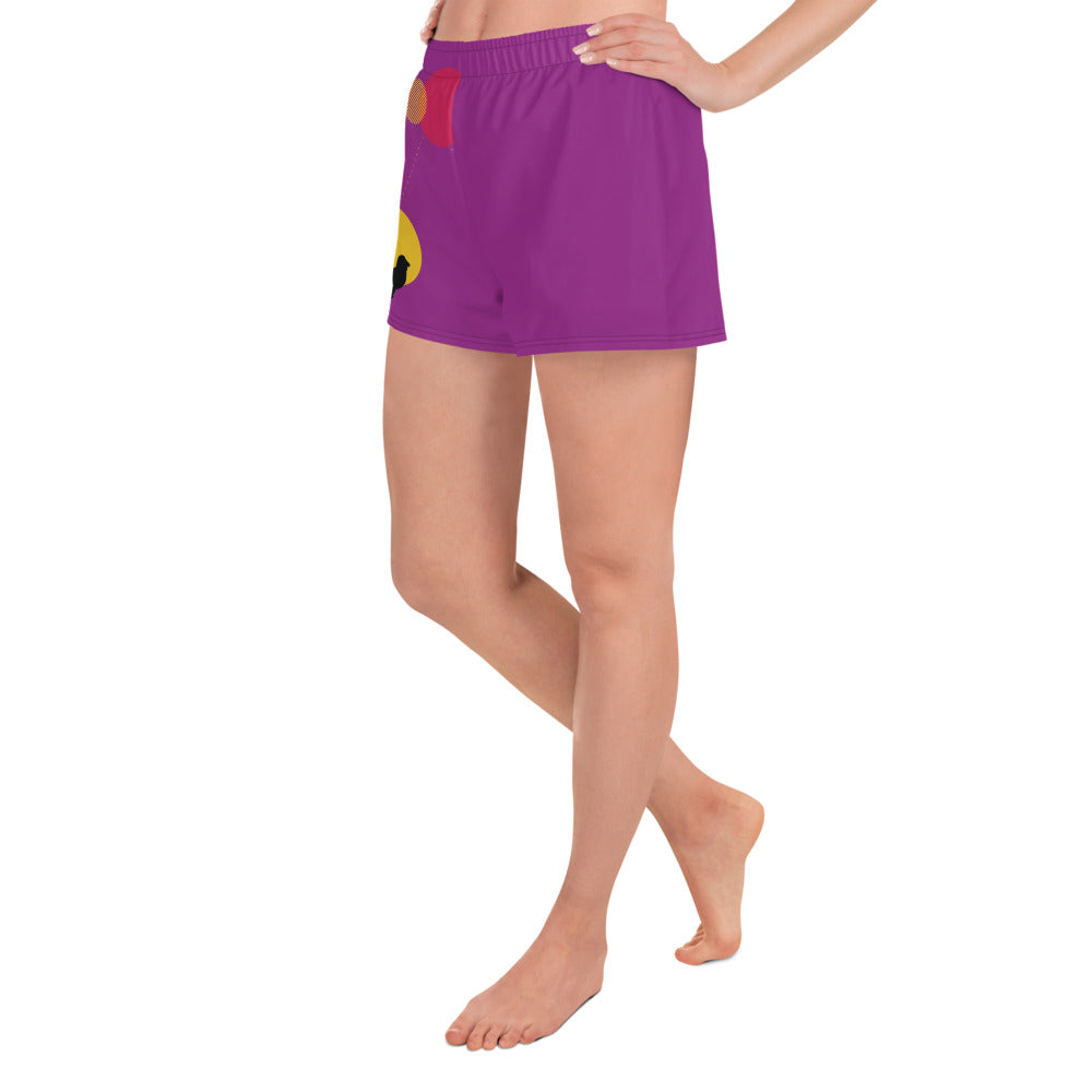 FOLLOW YOUR HEART All-Over Print Unisex Athletic Shorts - SOULSKY