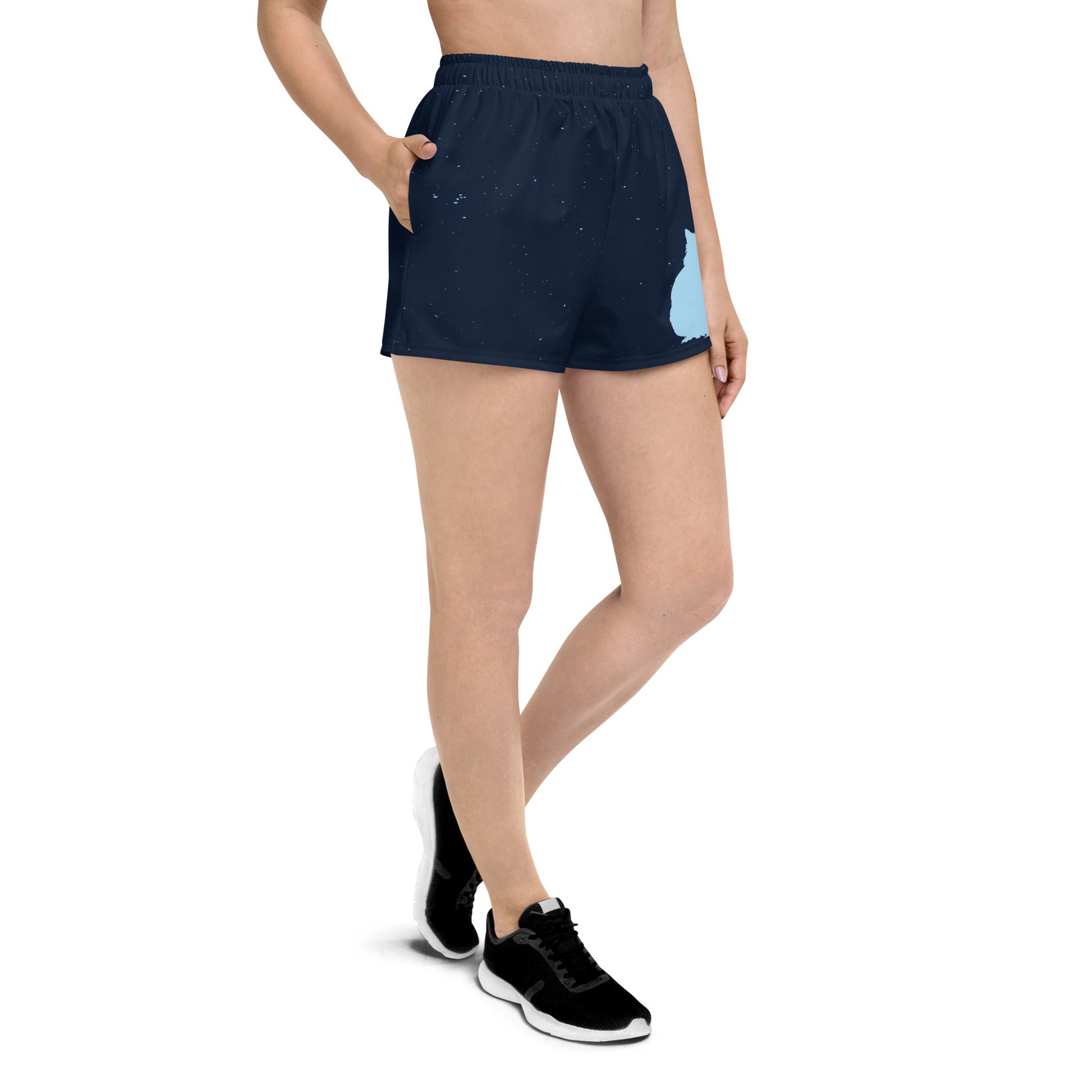STAR GAZING All-Over Print Unisex Athletic Shorts - SOULSKY