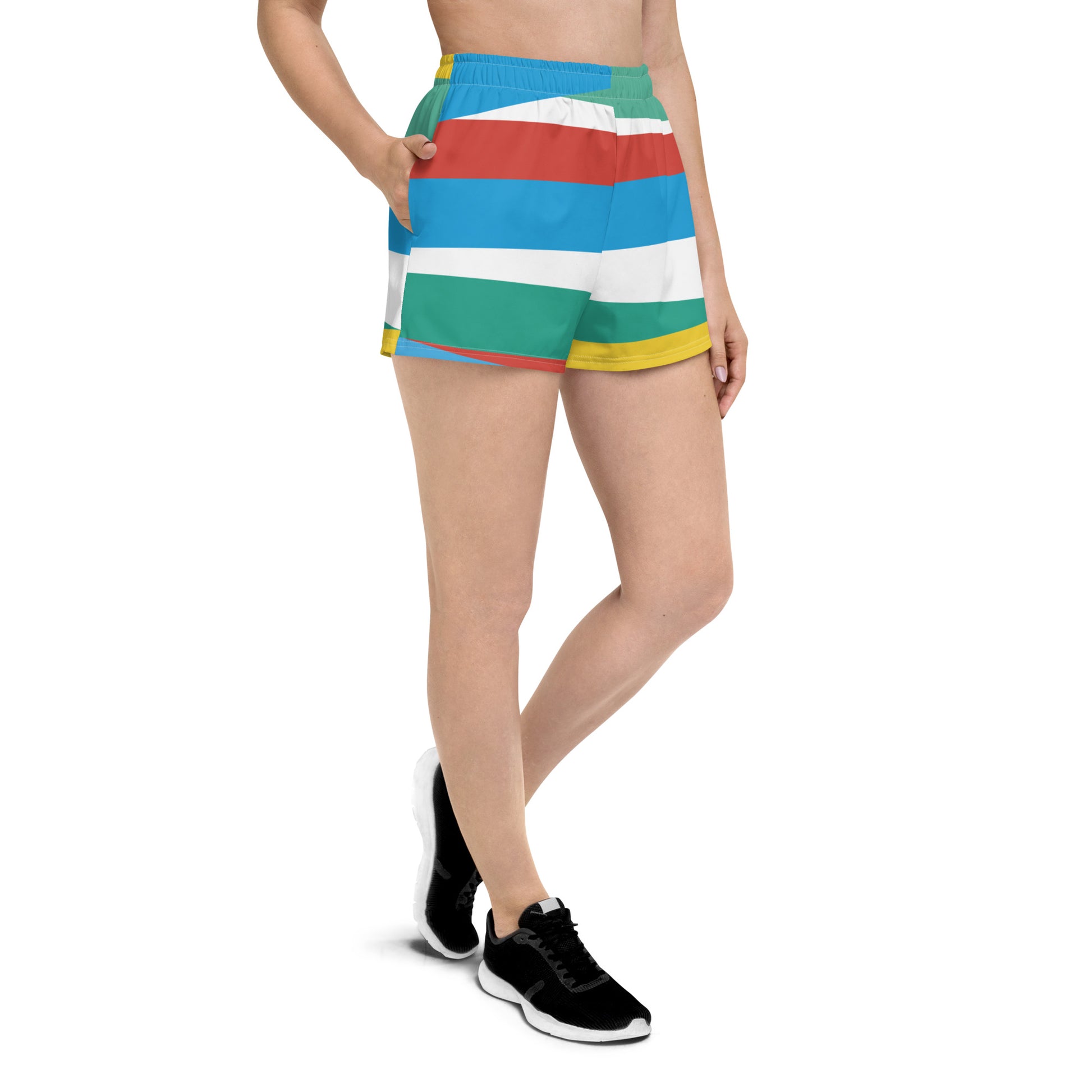 RAY OF LIGHT All-Over Print Unisex Athletic Shorts - SOULSKY