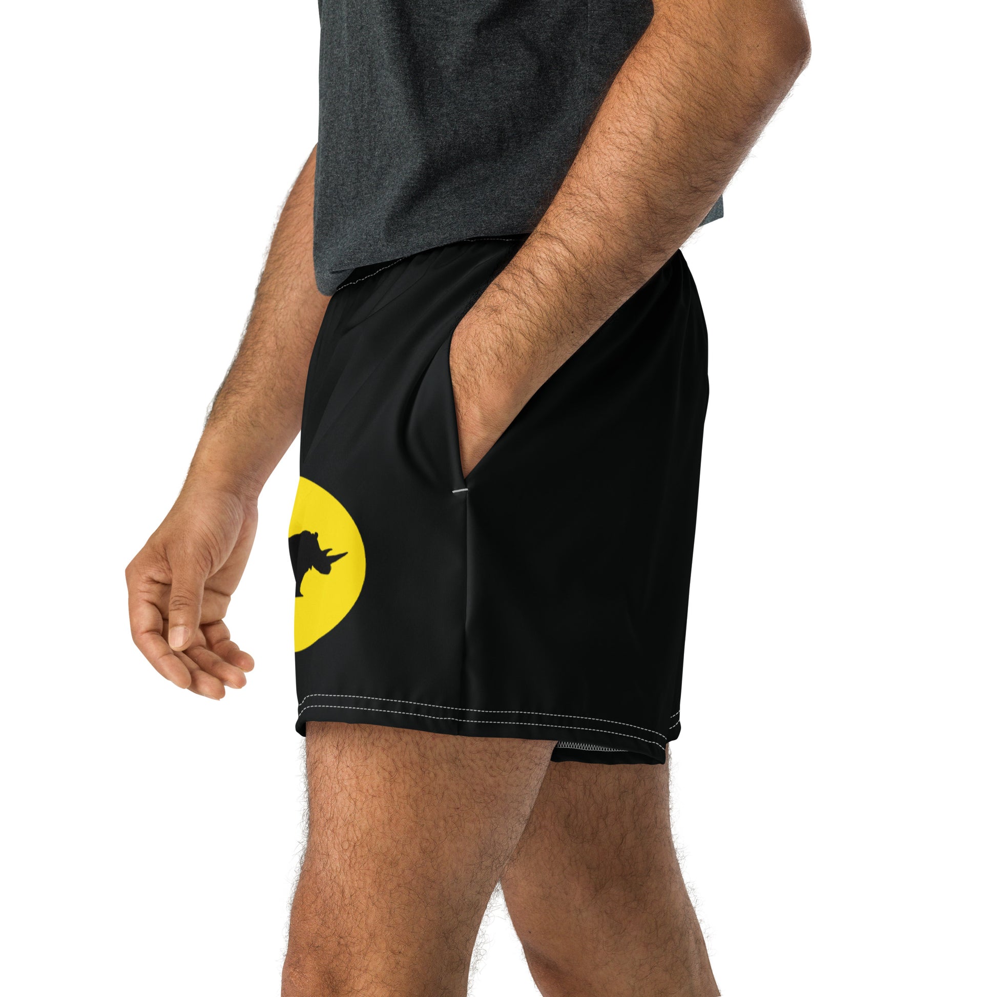 STAY FOCUSED All-Over Print Unisex Athletic Shorts - SOULSKY