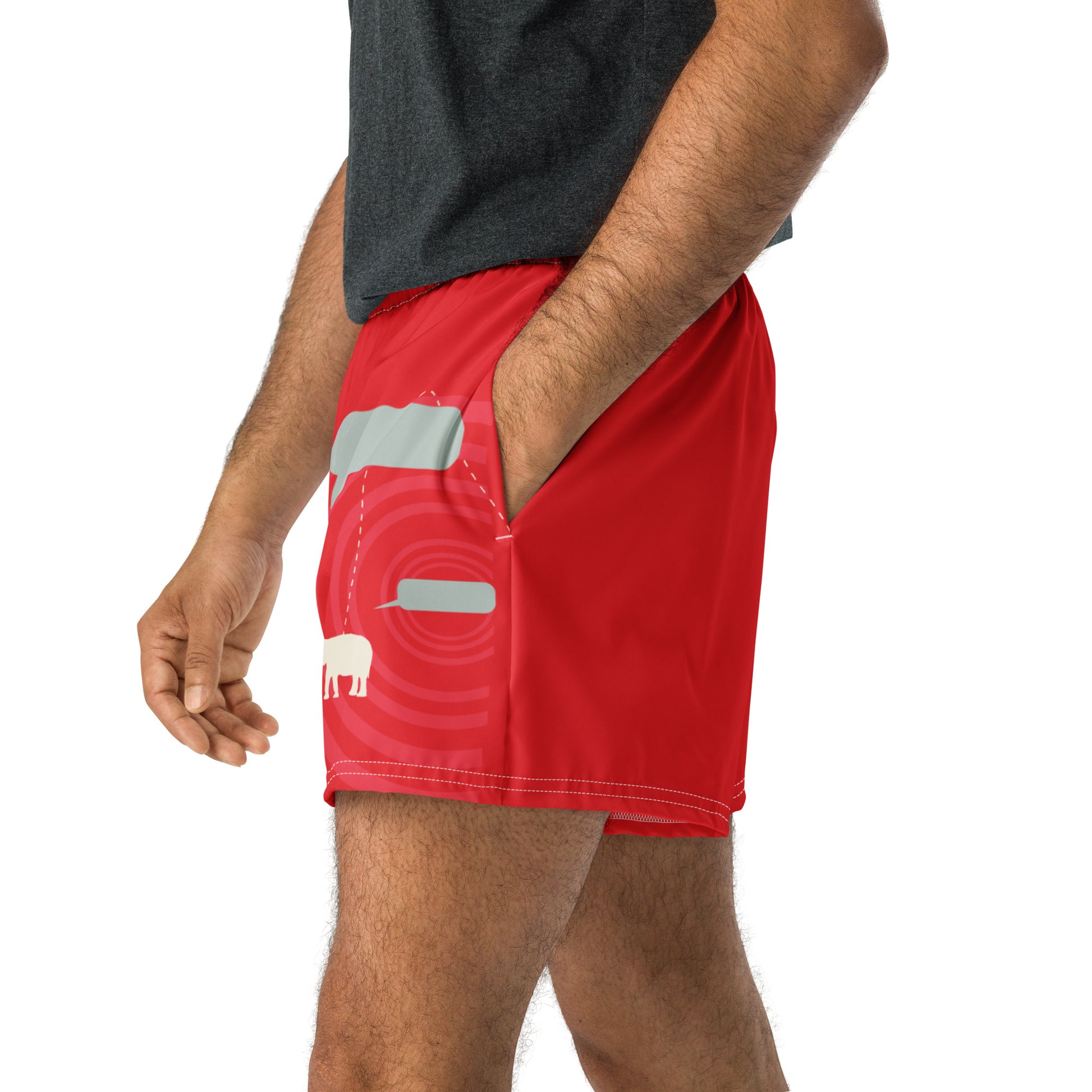 EXPRESS YOURSELF All-Over Print Unisex Athletic Shorts - SOULSKY