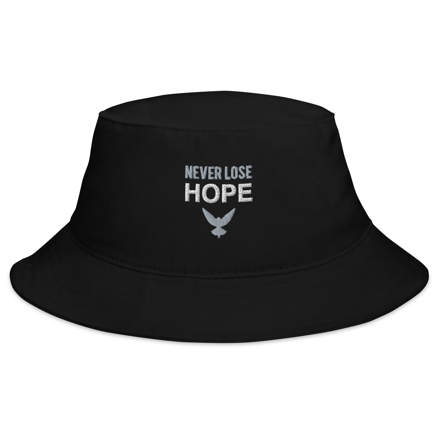 NEVER LOSE HOPE Bucket Hat (Black)