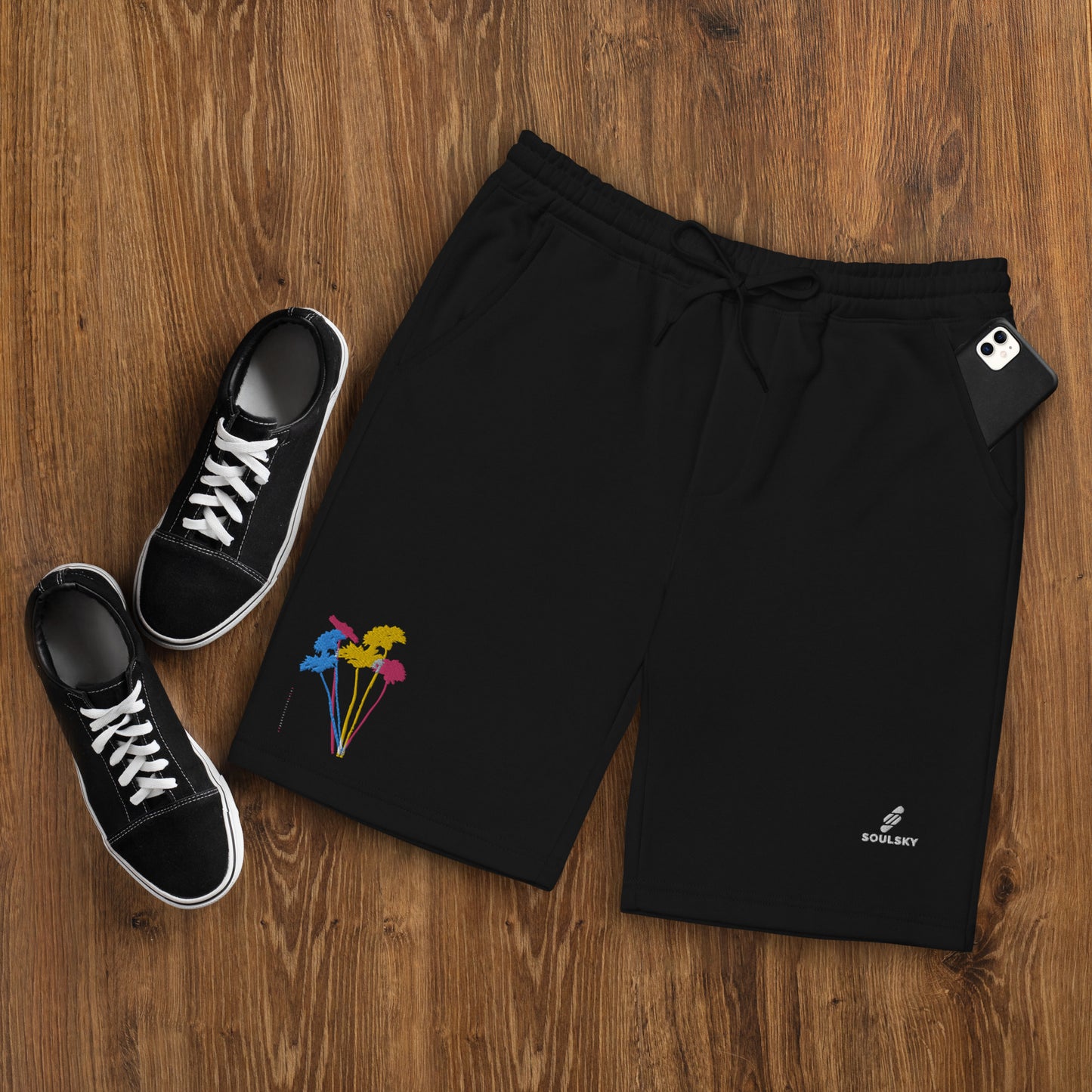 YOUR FLOWERS Fleece Shorts