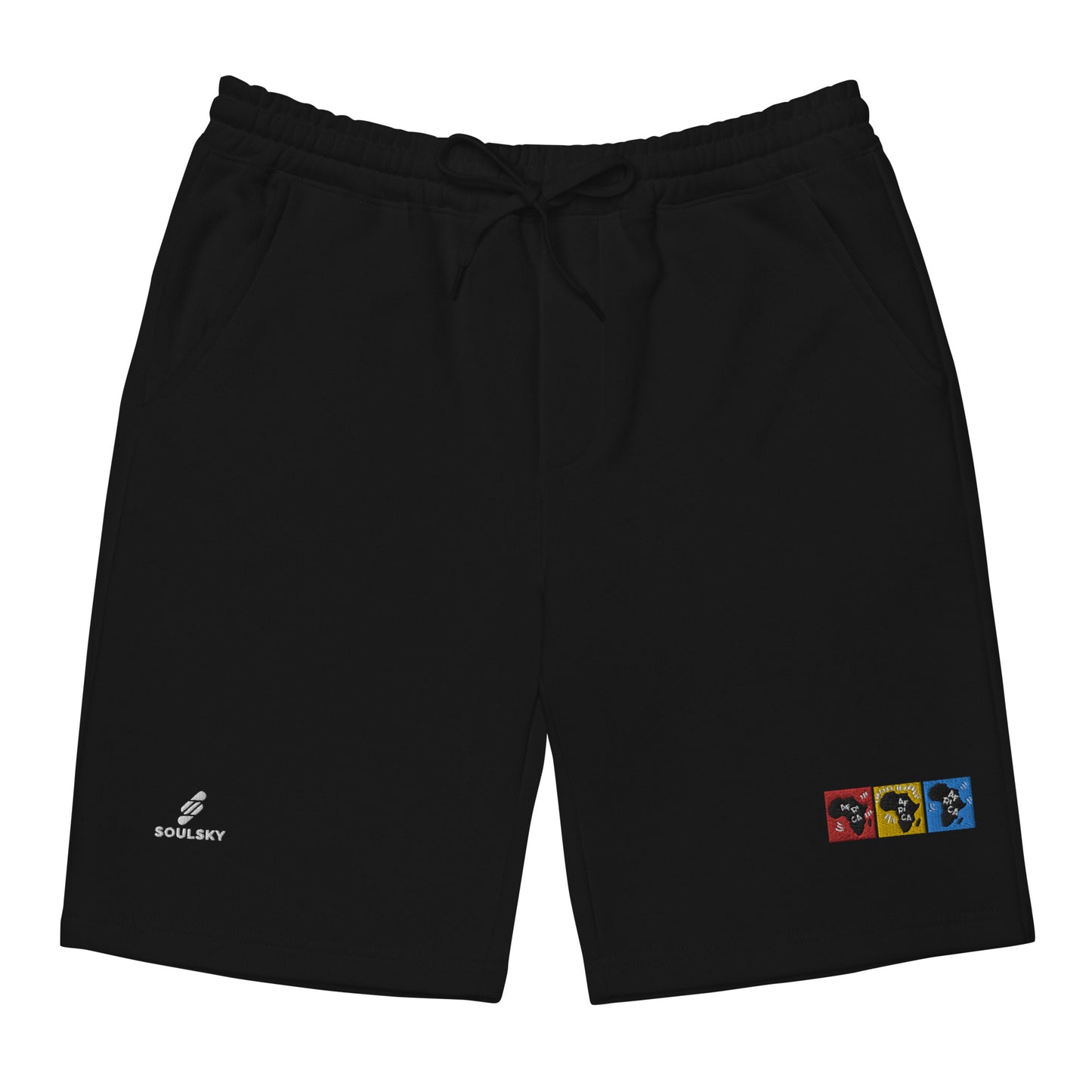 AFRICA PRIMARY Fleece Shorts (Black)