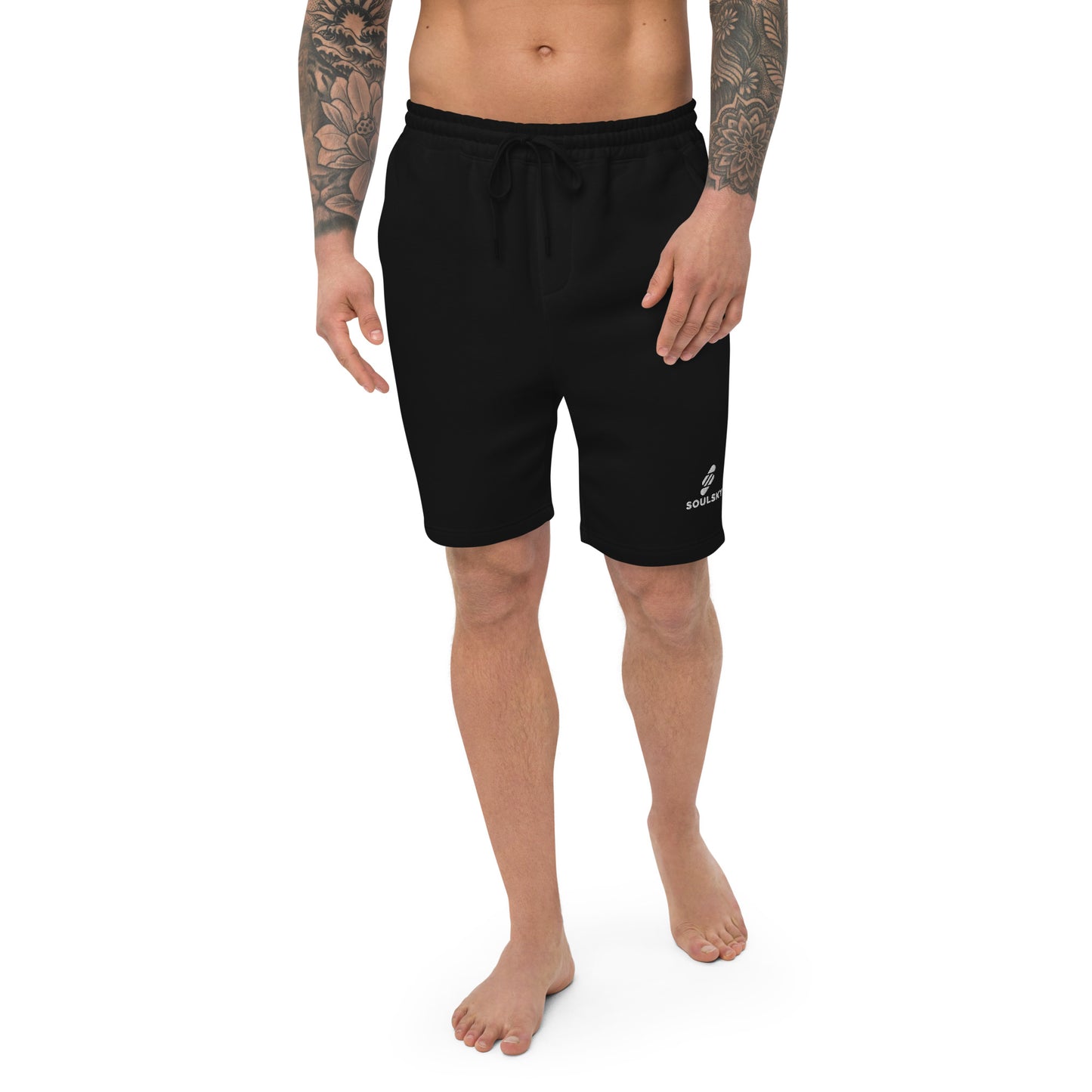 BLACK Men's Fleece Shorts