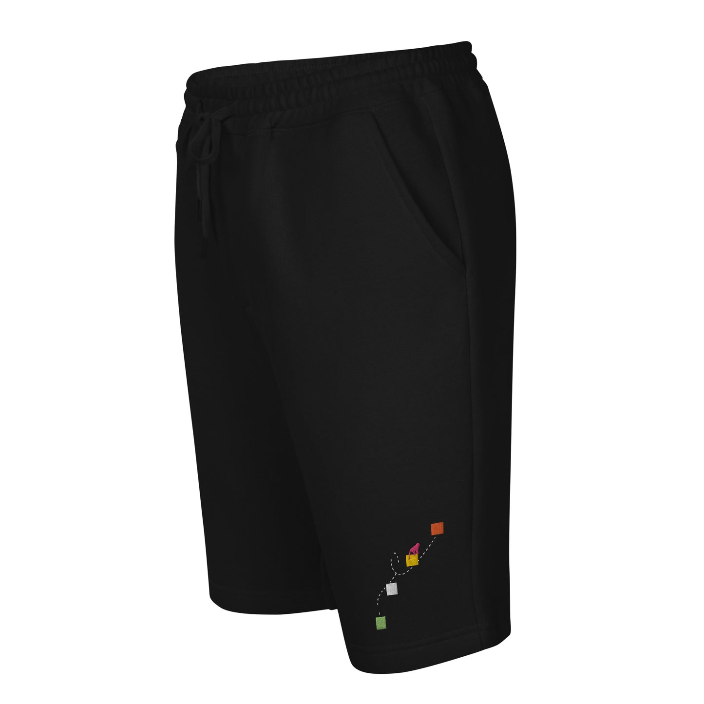 NEVER GIVE UP Fleece Shorts