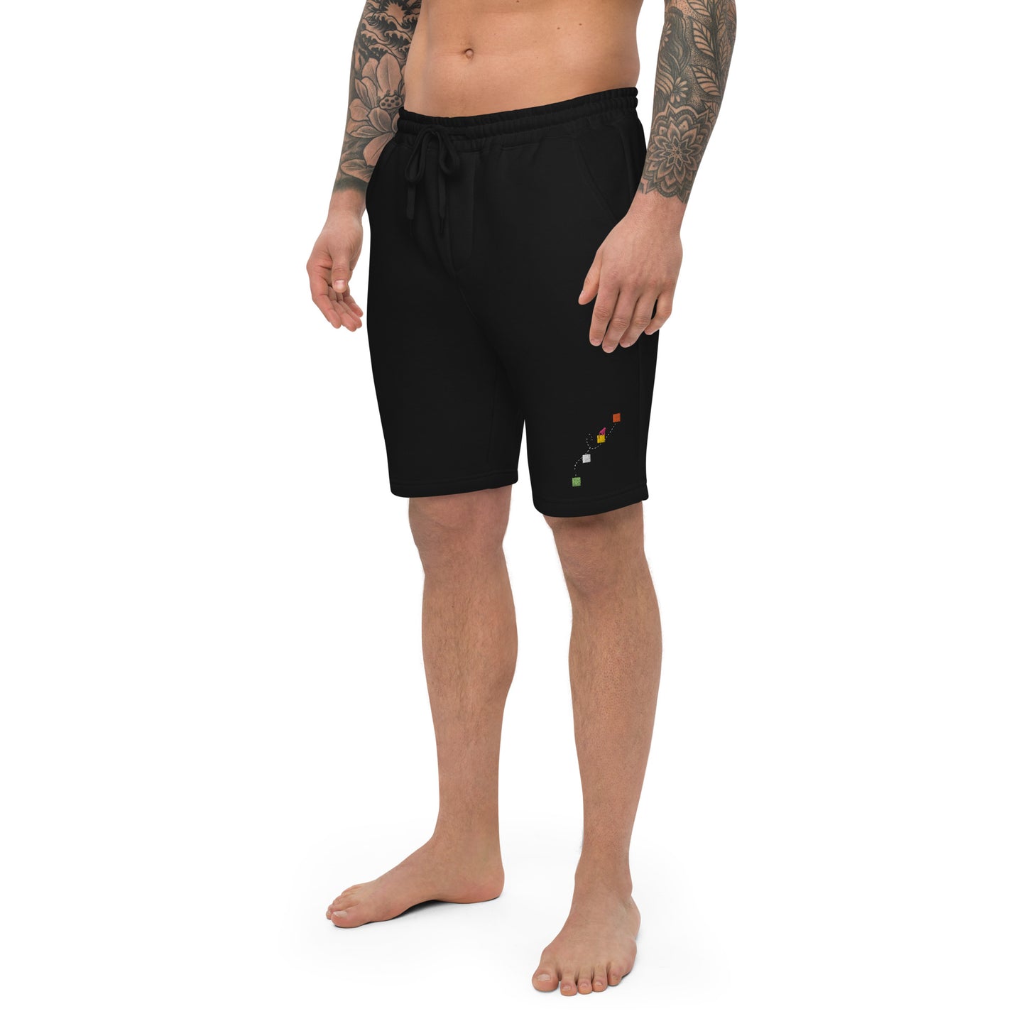 NEVER GIVE UP Fleece Shorts