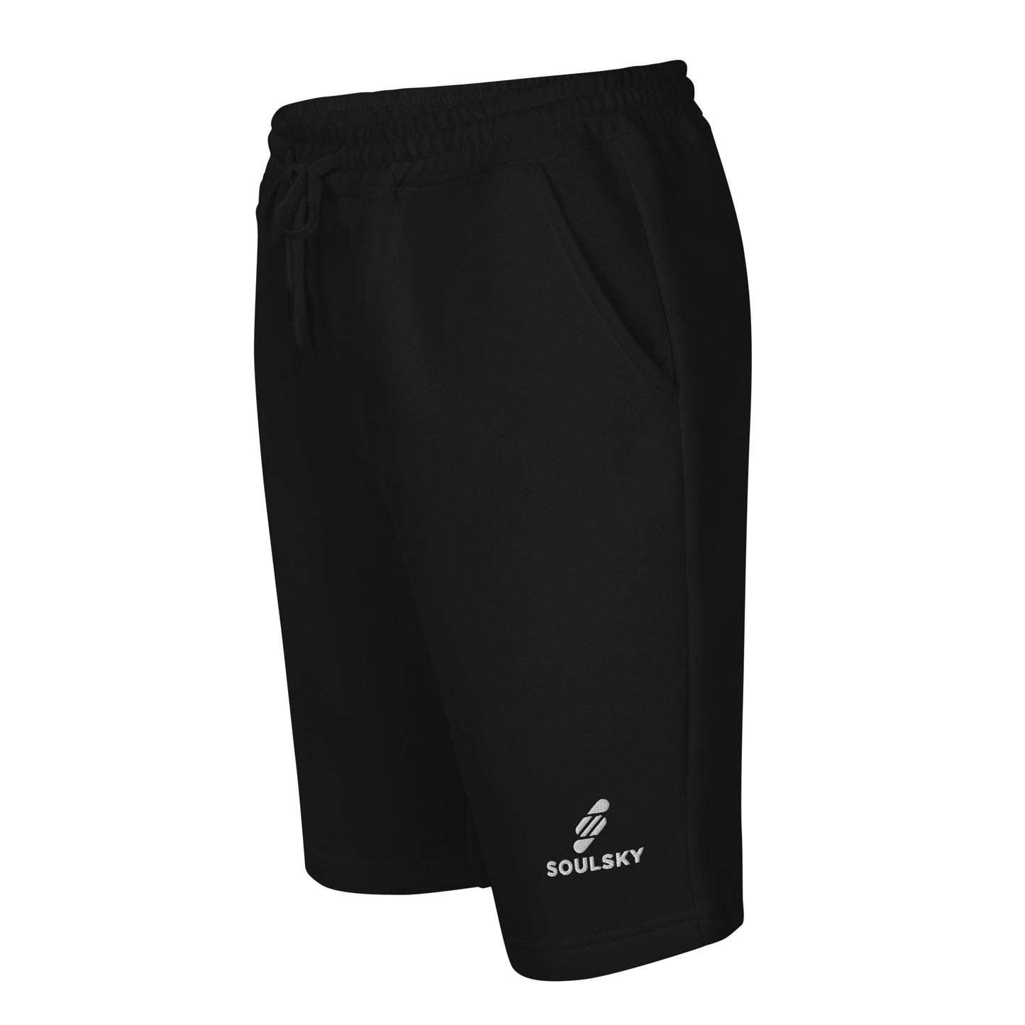 BLACK Men's Fleece Shorts