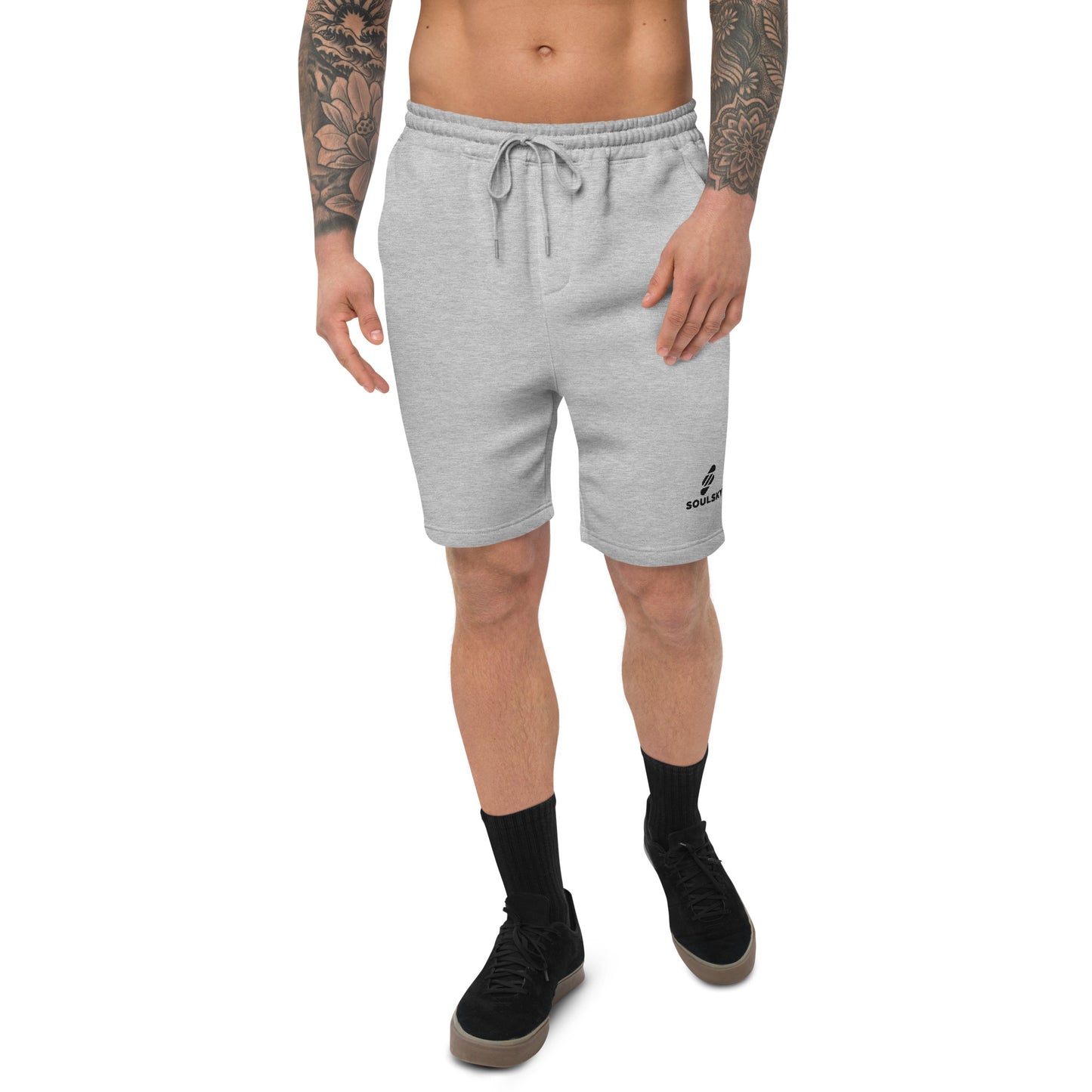 GRAY HEATHER Men's Fleece Shorts