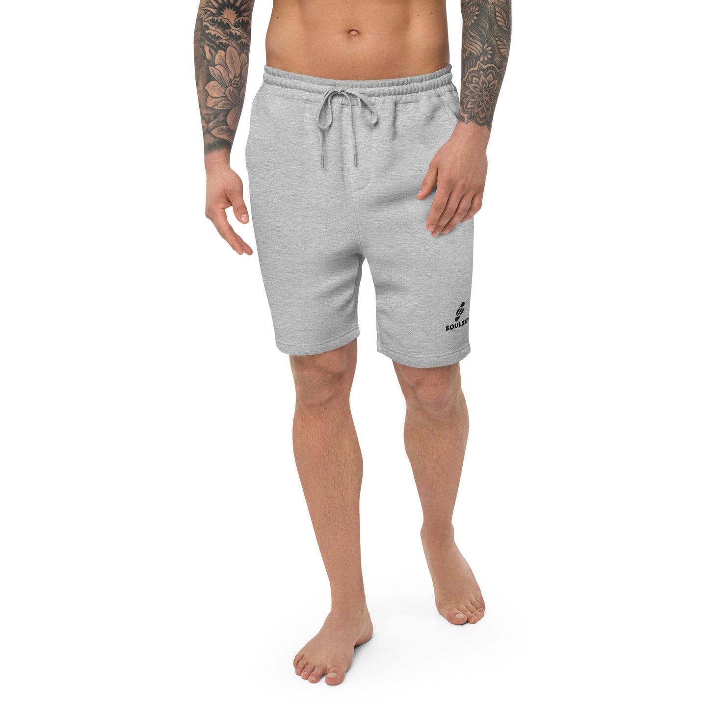 GRAY HEATHER Men's Fleece Shorts