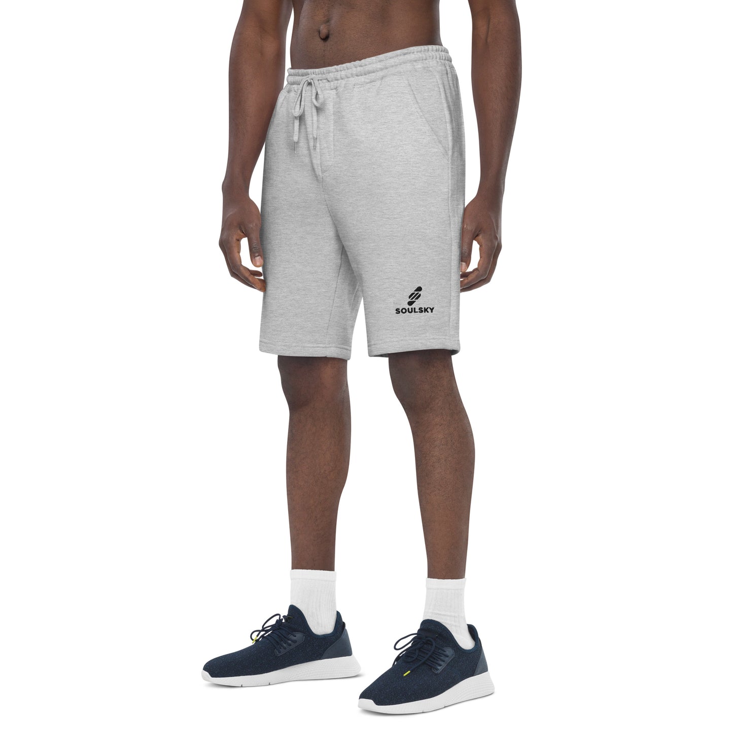 GRAY HEATHER Men's Fleece Shorts