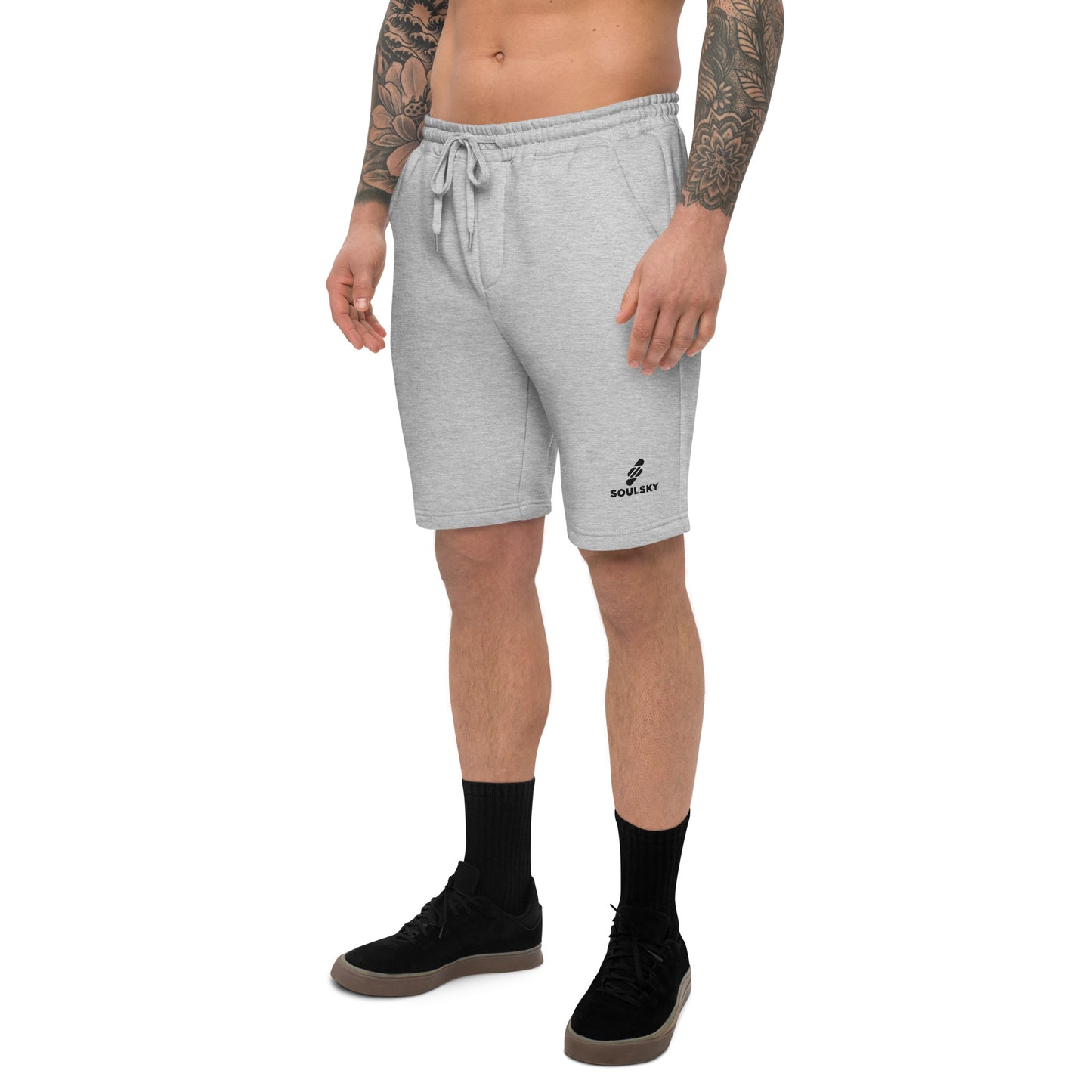 GRAY HEATHER Men's Fleece Shorts