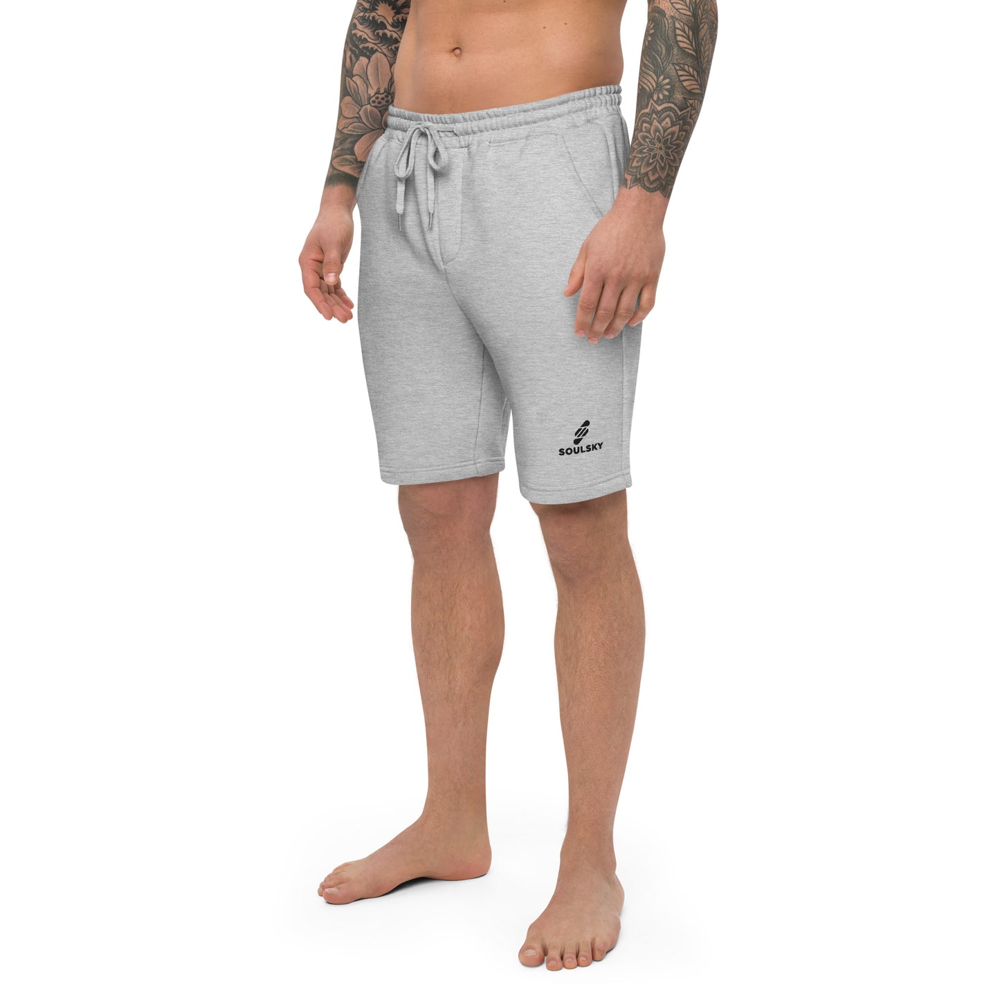 GRAY HEATHER Men's Fleece Shorts