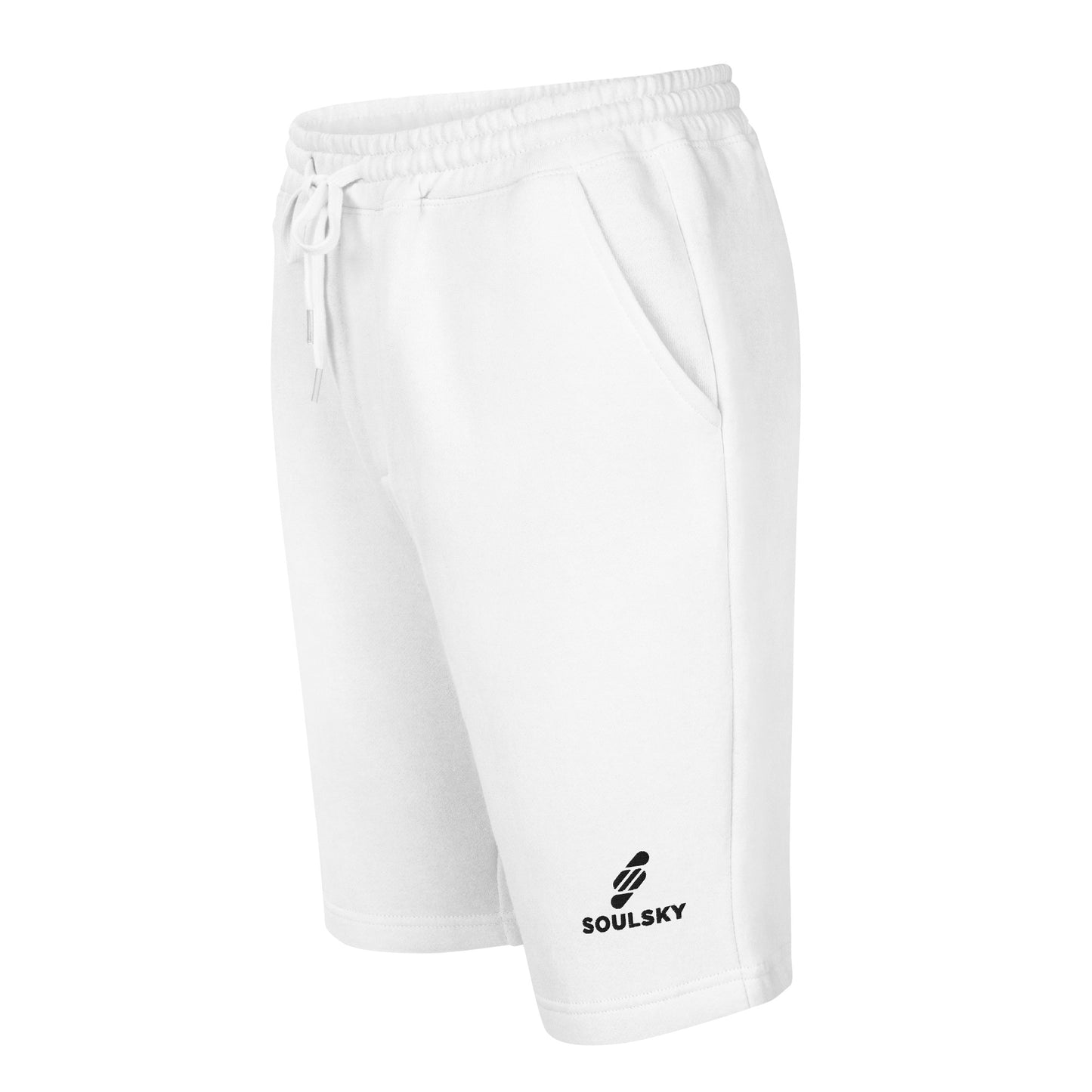 WHITE Men's Fleece Shorts