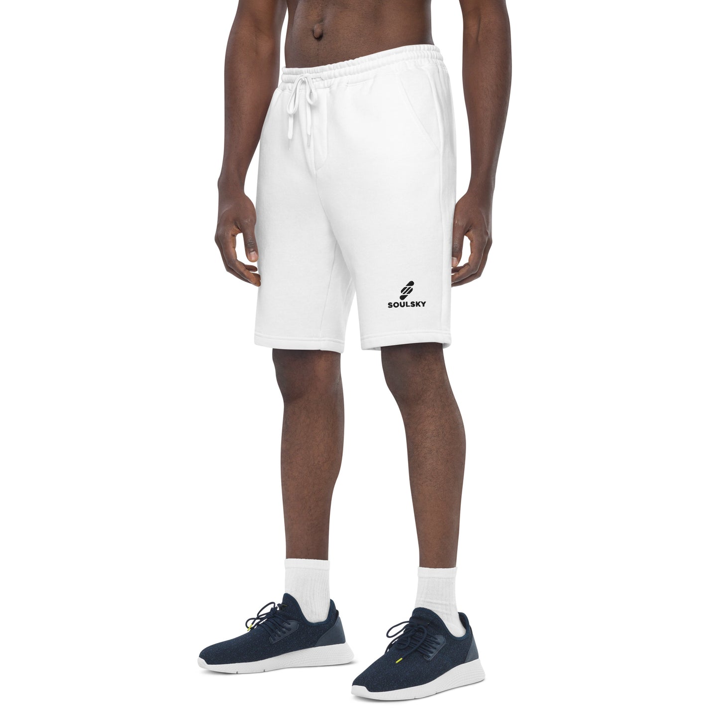 WHITE Men's Fleece Shorts