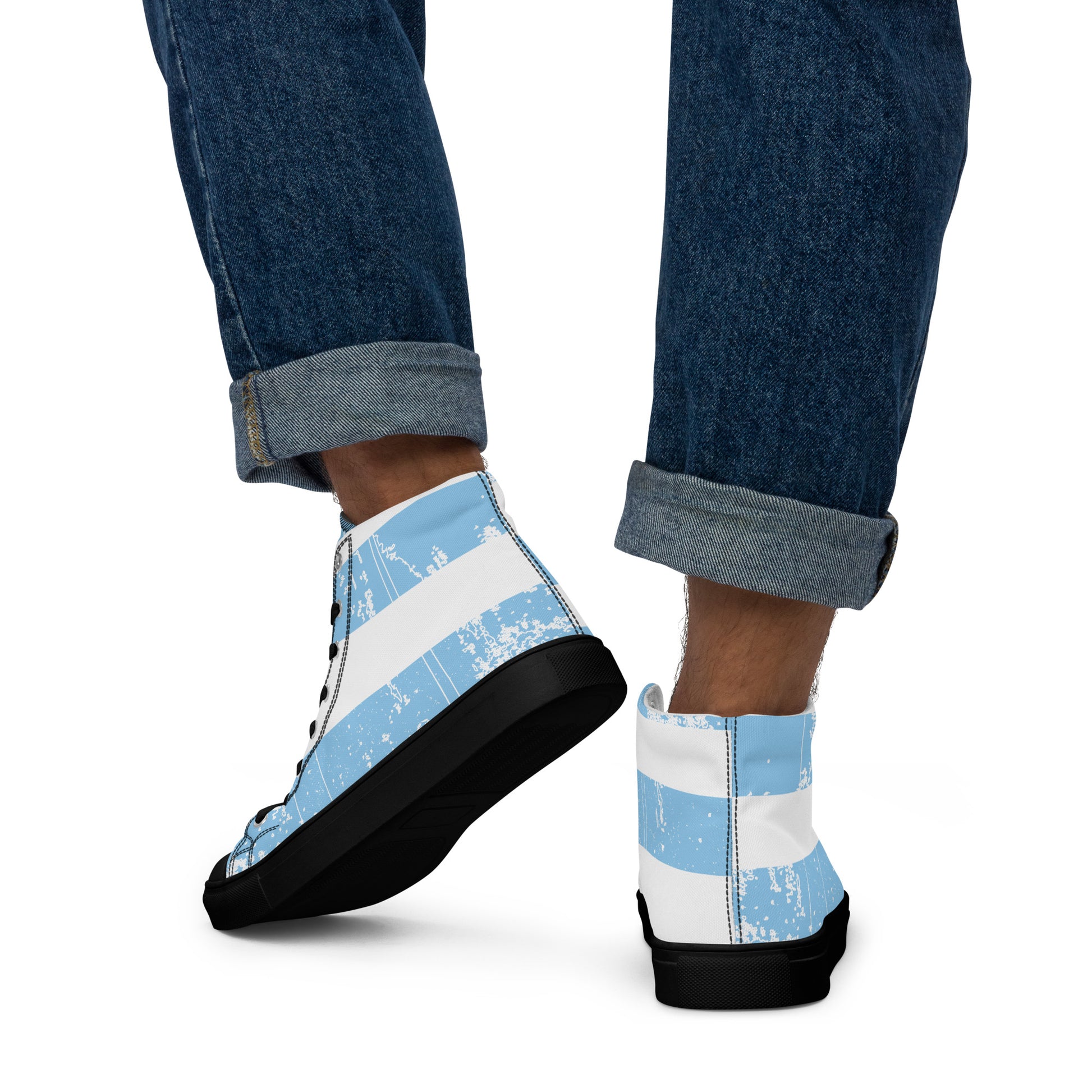VICTORIOUS Men’s High Top Canvas Shoes - SOULSKY