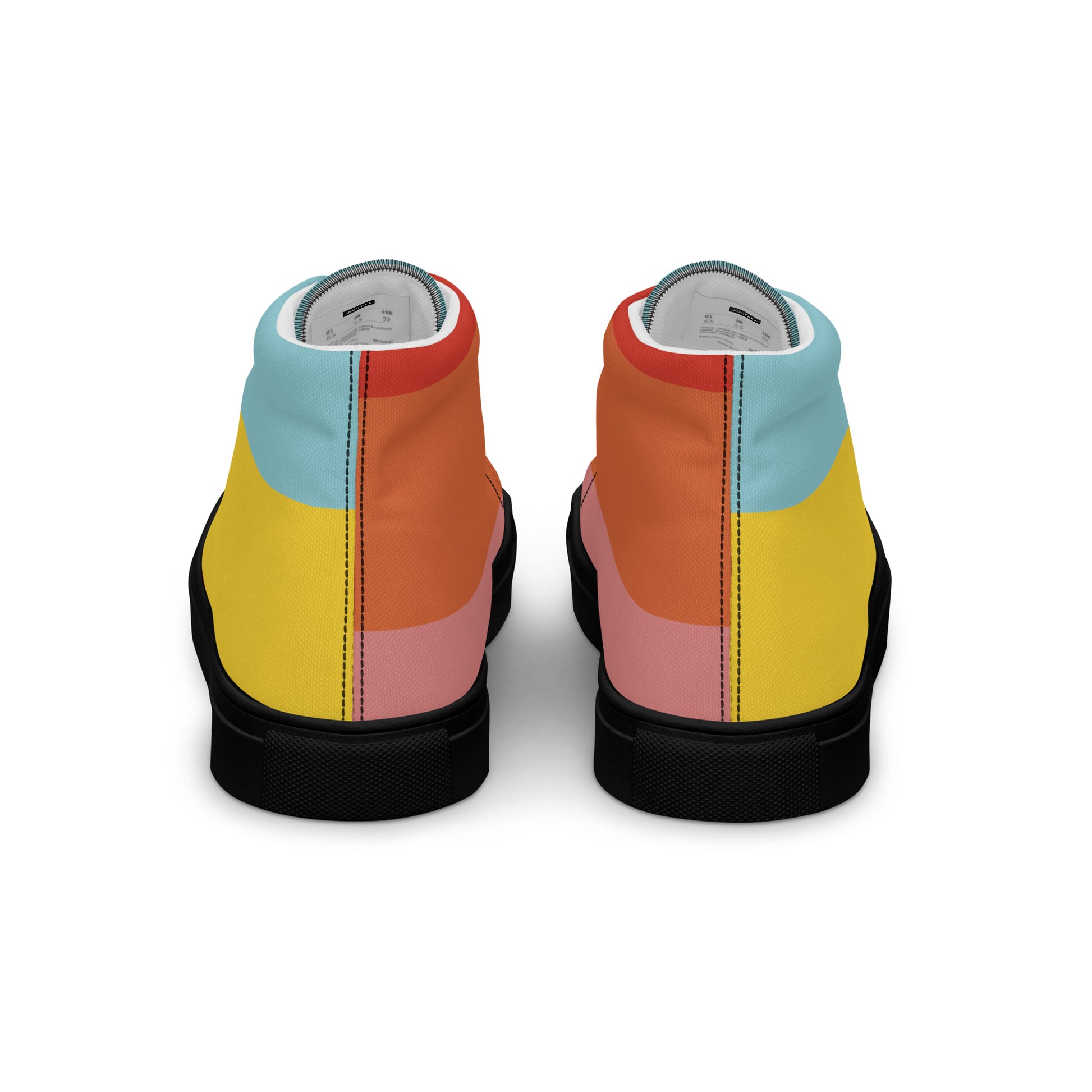 COLORFUL Men’s High Top Canvas Shoes - SOULSKY