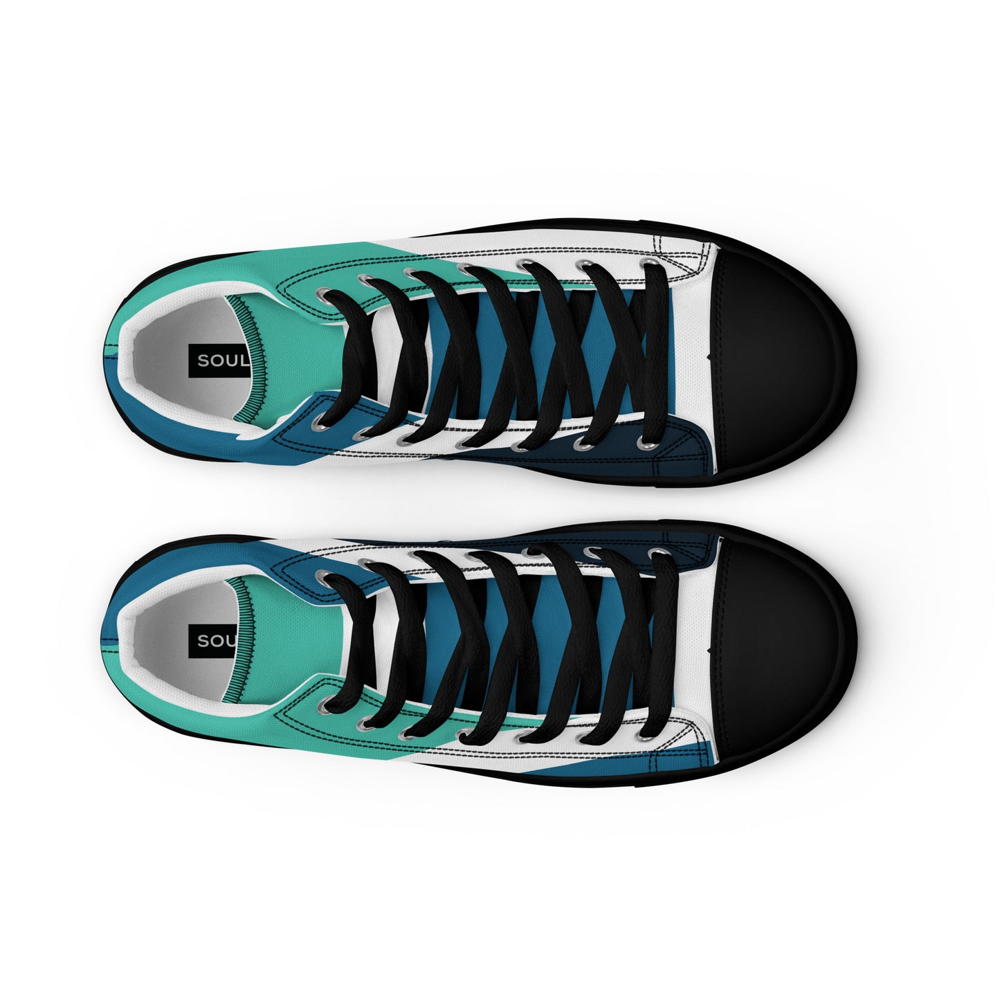 OCEAN DEPTHS Men’s High Top Canvas Shoes